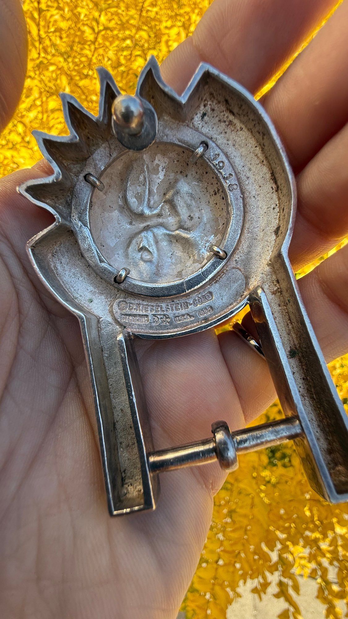 Other Barry Kieselstein-Cord Sterling Silver Sun Face Belt Buckle Size ONE SIZE - 4 Thumbnail