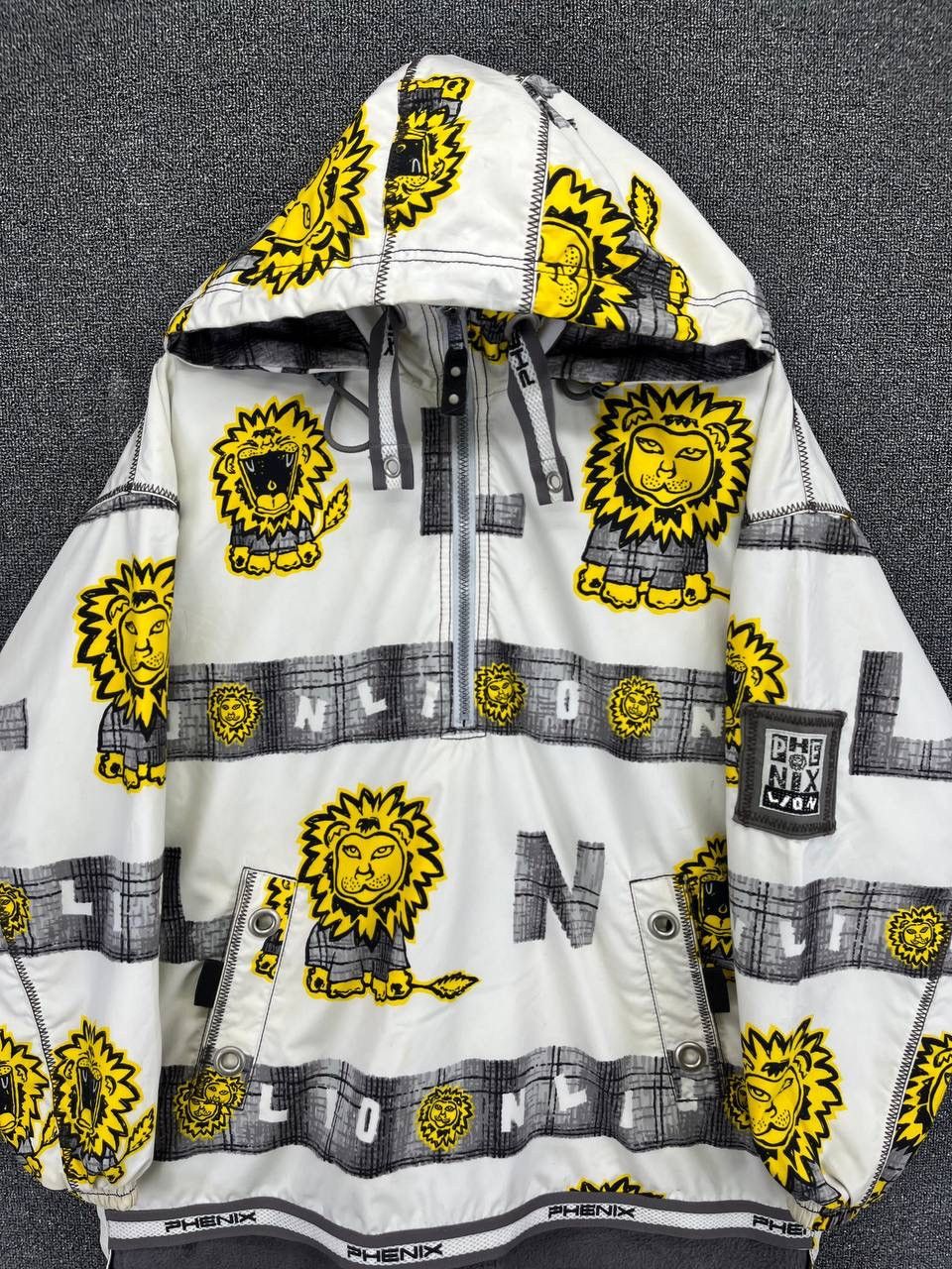 Japanese Brand Vintage Phenix Lions Full Print Rare Hooded Ski Jacket Size US L / EU 52-54 / 3 - 5 Thumbnail