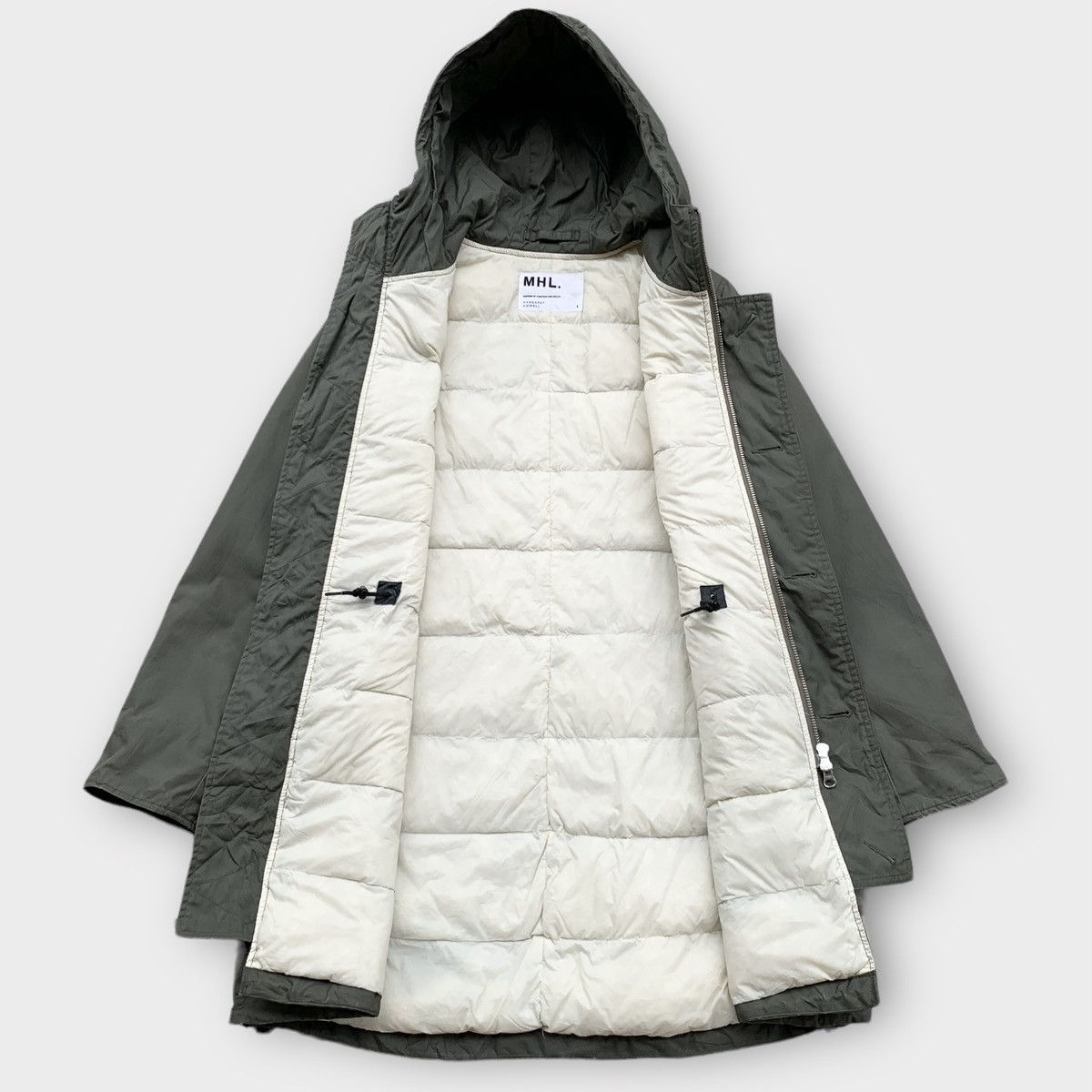Margaret Howell MARGARET HOWELL M47 QUILTED PARKA HOODIE COAT JACKET Size S / US 4 / IT 40 - 3 Thumbnail