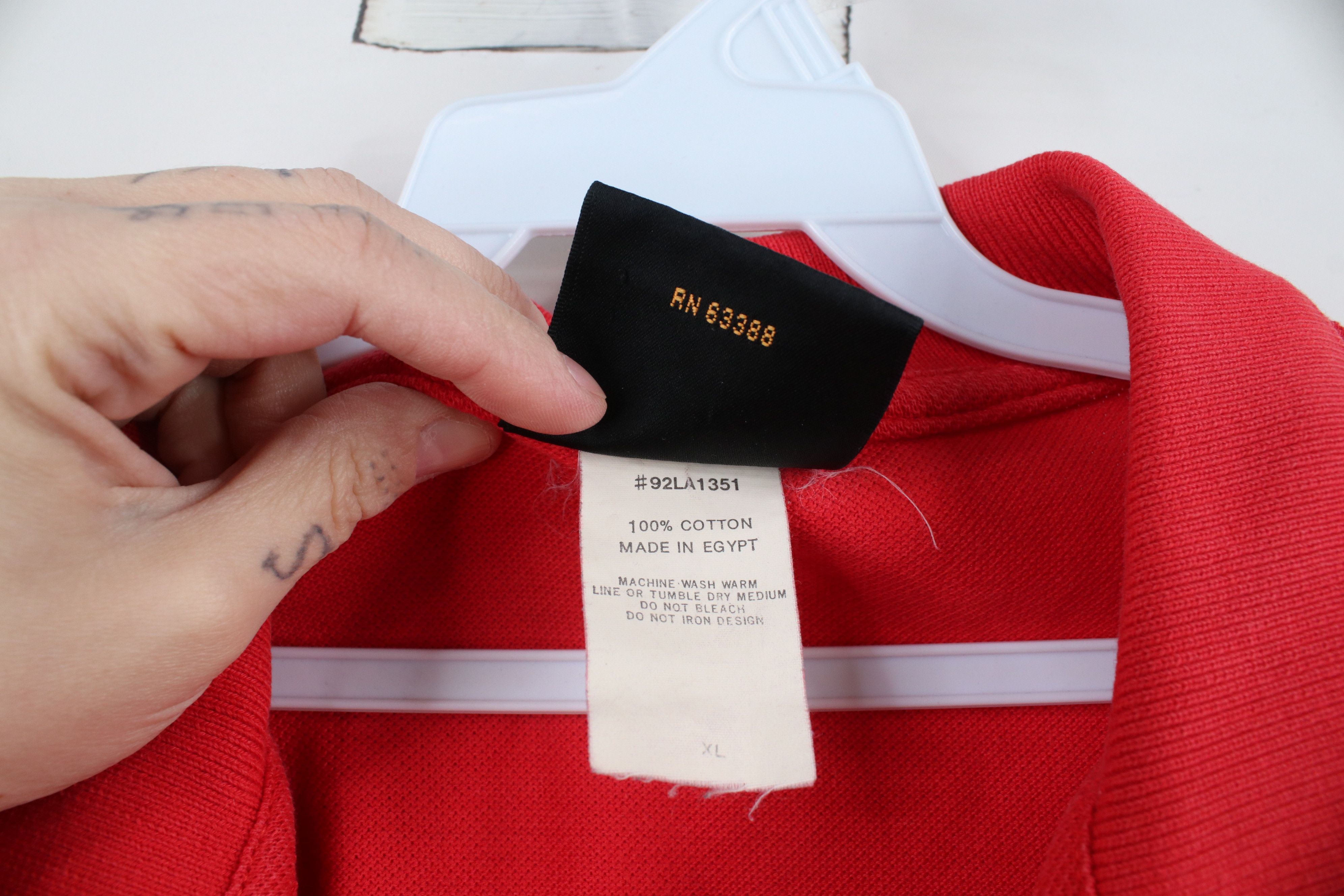 Vintage Vintage 90s Spell Ohio State University Collared Polo Shirt Size US XL / EU 56 / 4 - 10 Thumbnail