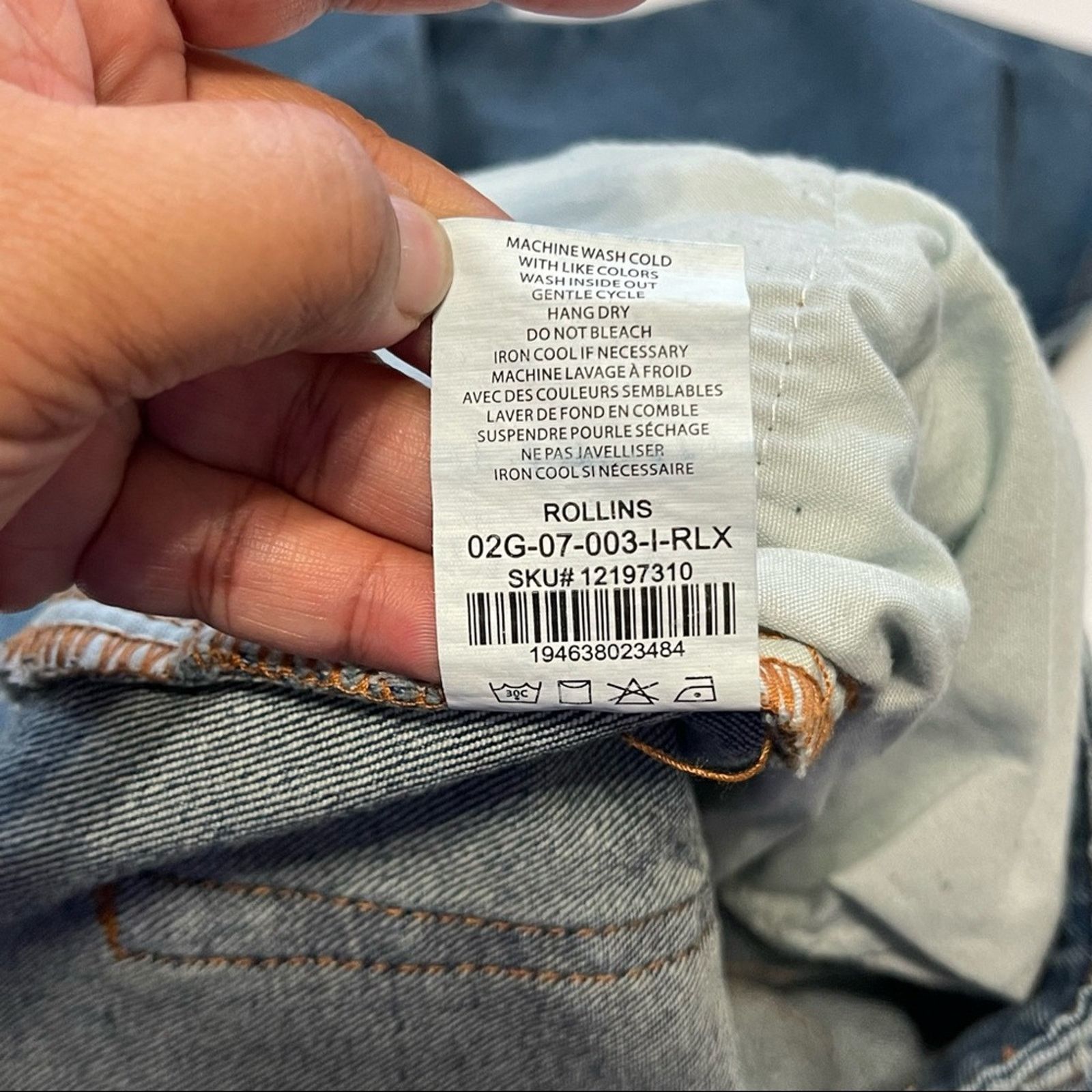 Five Four Five Four Rollins Relaxed 5 Pocket Jean Indigo Blue 31 Mens Size US 31 - 7 Thumbnail