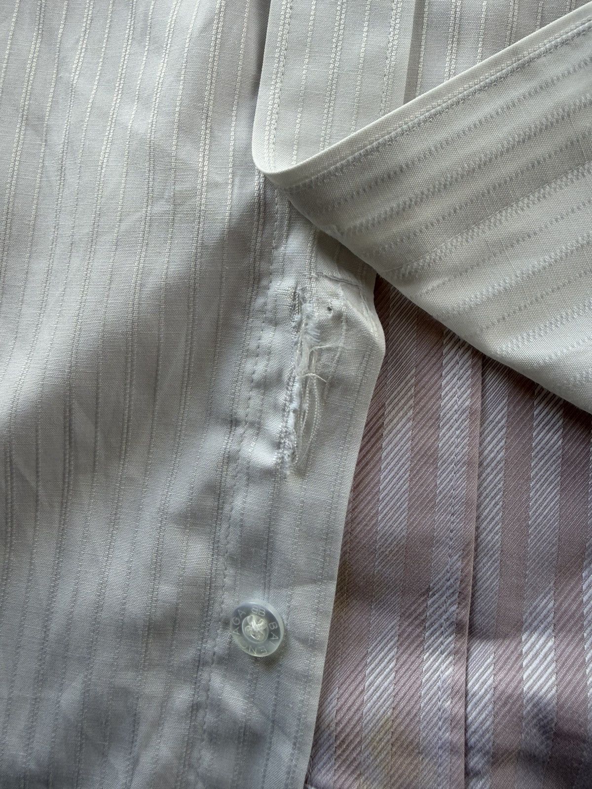 Balenciaga Balenciaga double layered vintage shirt button Size US L / EU 52-54 / 3 - 6 Thumbnail