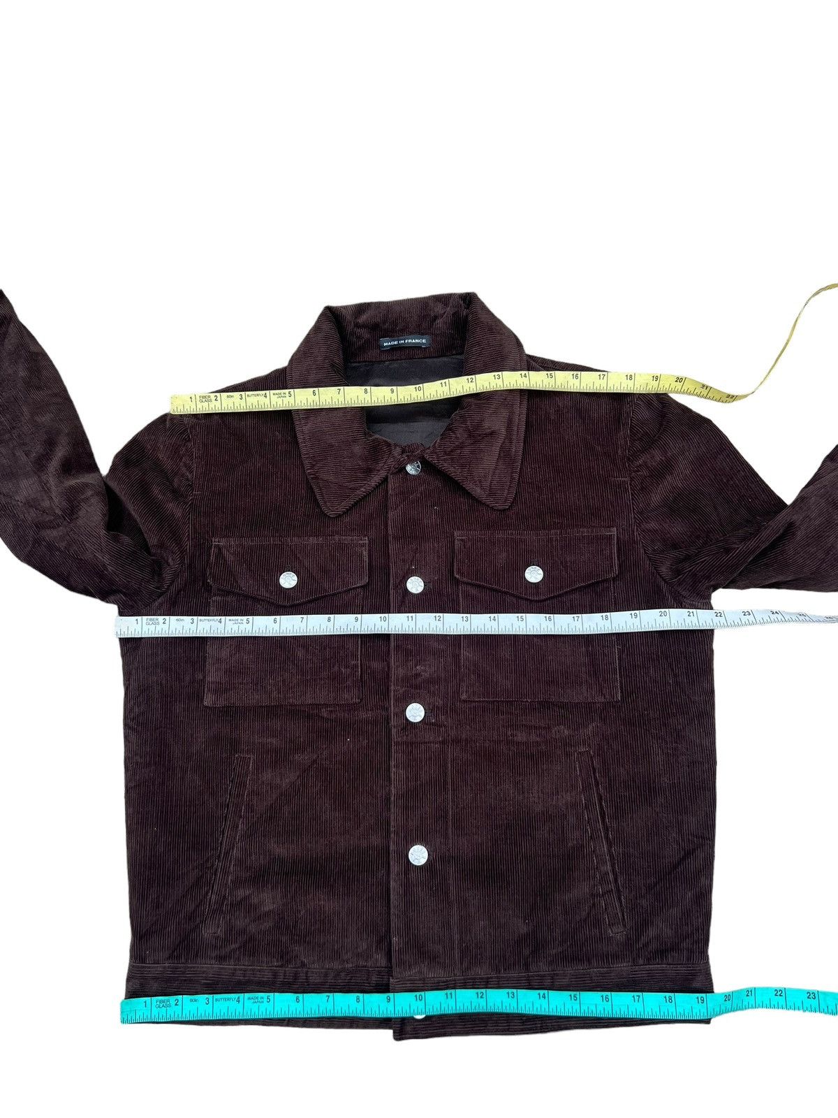 agnes b. Vintage 90s Agnes B. Homme Paris Lined Corduroy Jacket Size US M / EU 48-50 / 2 - 2 Thumbnail