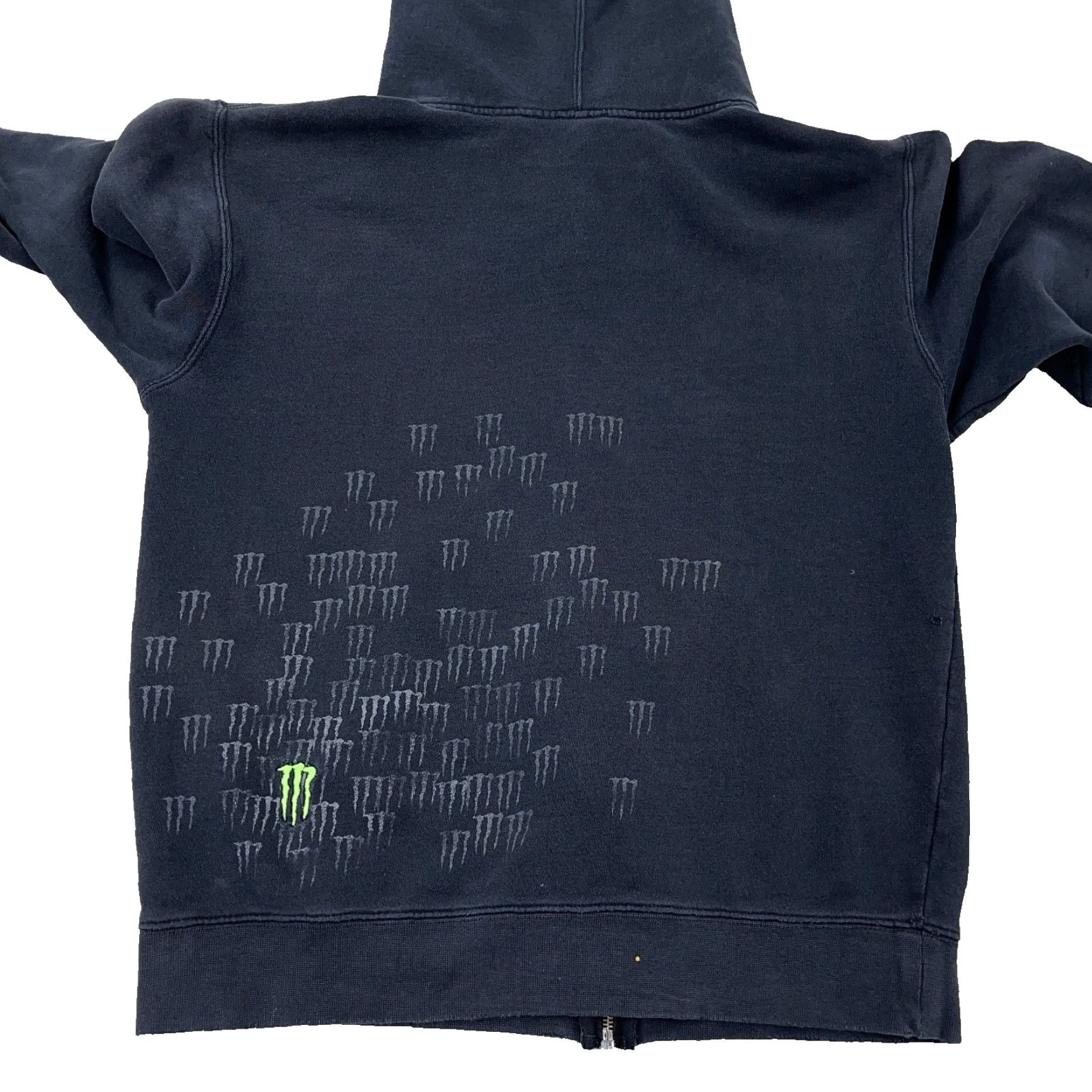 Thrasher VINTAGE Monster Energy Hoodie Men Small Full Zip Grunge Y2K Skate Logo Black Polyester Fleece All Seasons Classic Sports 90s Mens Size US S / EU 44-46 / 1 - 2 Thumbnail