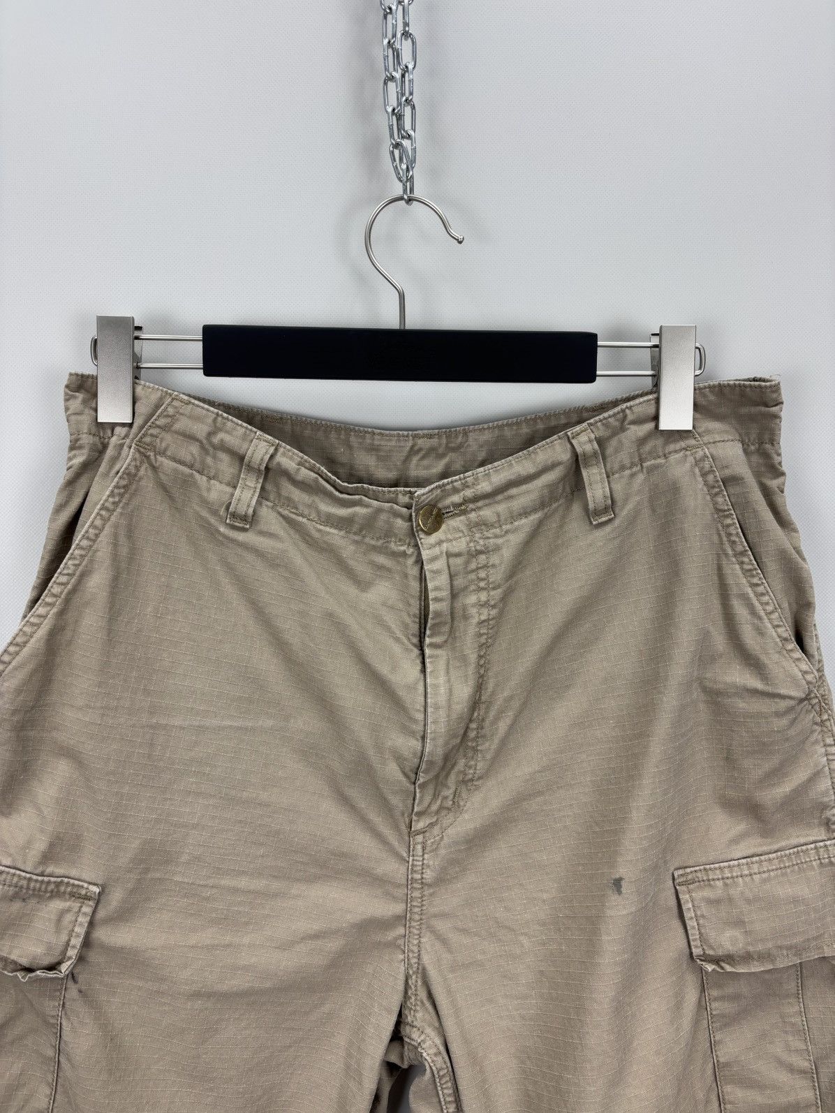 Carhartt Mens cargo short Carhartt Size 32 Color Brown Size US 32 / EU 48 - 3 Thumbnail