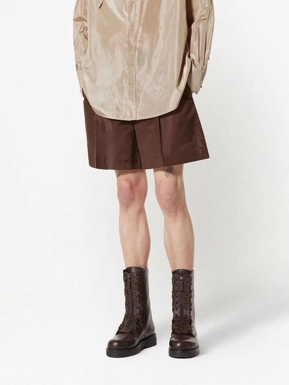 Valentino o1y0525 Short in Chocolate Brown Size US 34 / EU 50 - 4 Thumbnail