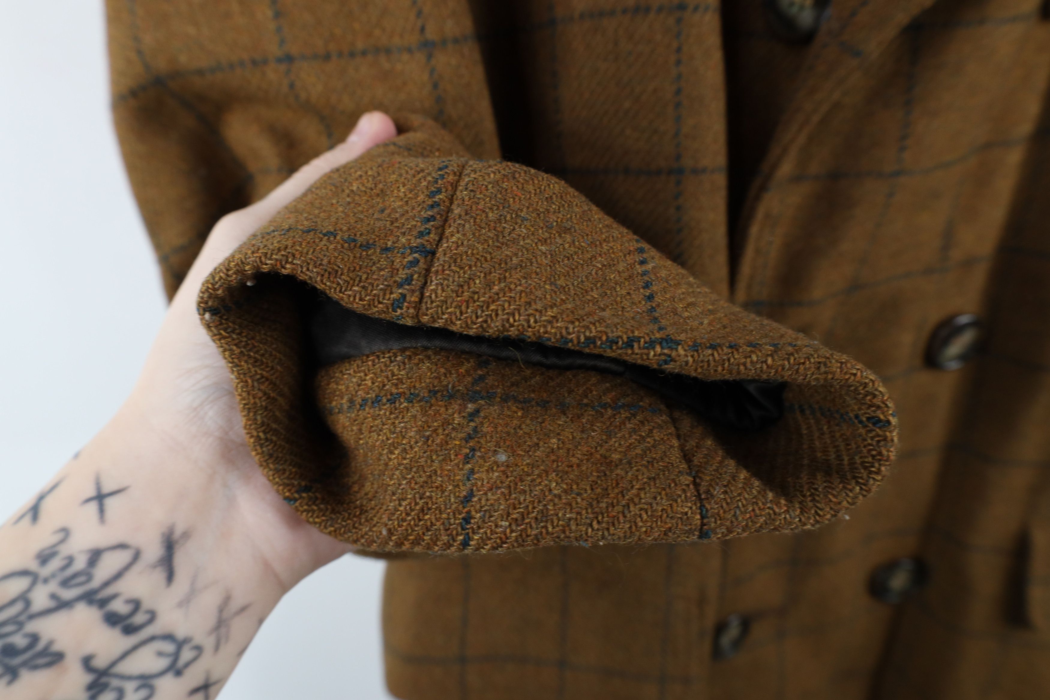 Vintage Vintage 60s 70s Lined Wool Double Breasted Jacket Coat USA Size US L / EU 52-54 / 3 - 6 Thumbnail