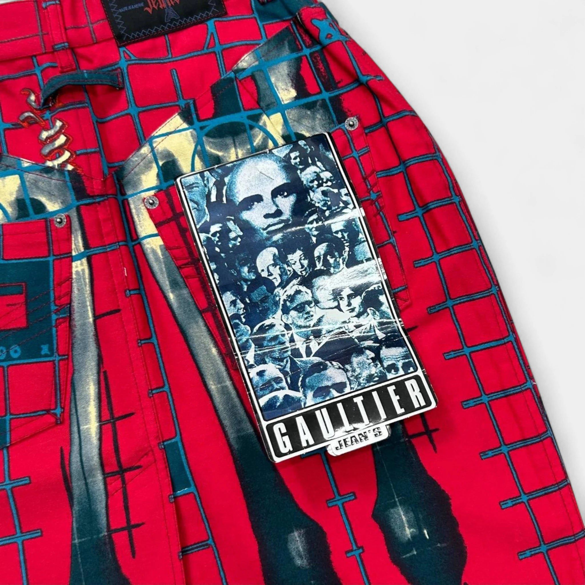 Jean Paul Gaultier Jean Paul Gaultier 1996 "Cyberbaba" X-Ray Skeleton Skirt Size 26" / US 2 / IT 38 - 8 Thumbnail