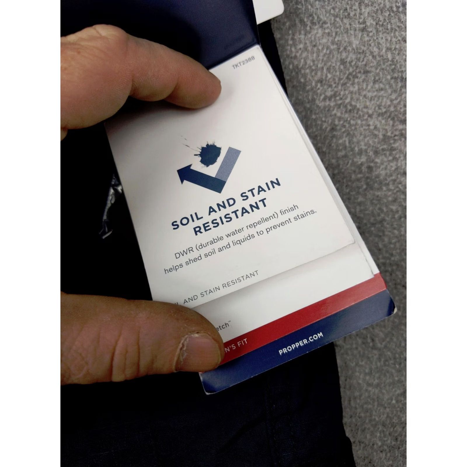 Propper Propper Kinetic Pants Womens 20 unhemmed Navy Blue Cargo Tactical Rip Stop Pants Womens 20 Navy Blues Cargo Rip Stop Size 42" / US 20 - 6 Thumbnail