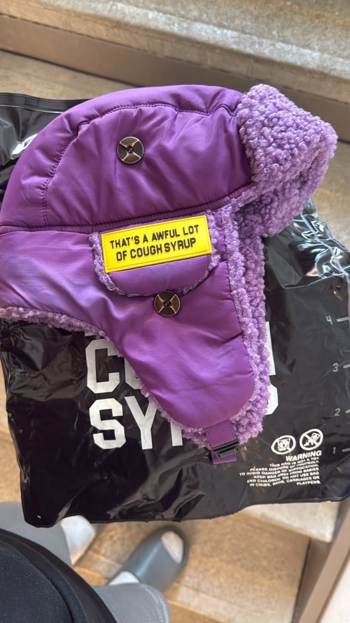 Other That’s A Awful Lot Of Cough Syrup (bomber hat) Size ONE SIZE - 1 Thumbnail