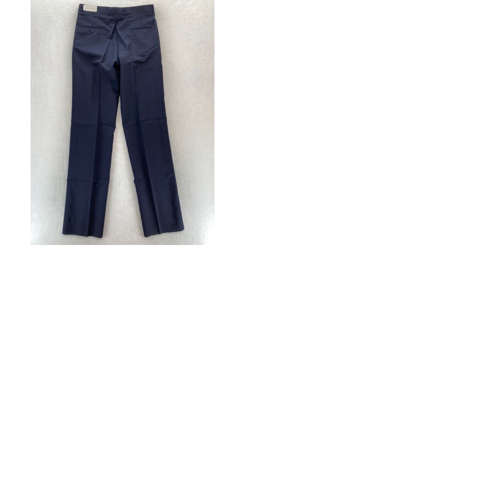 Vintage Vintage Fashionaire McDonalds Work Pants Mens 34 Reg Navy Blue Wool Blend 1989 Size US 34 / EU 50 - 9 Thumbnail