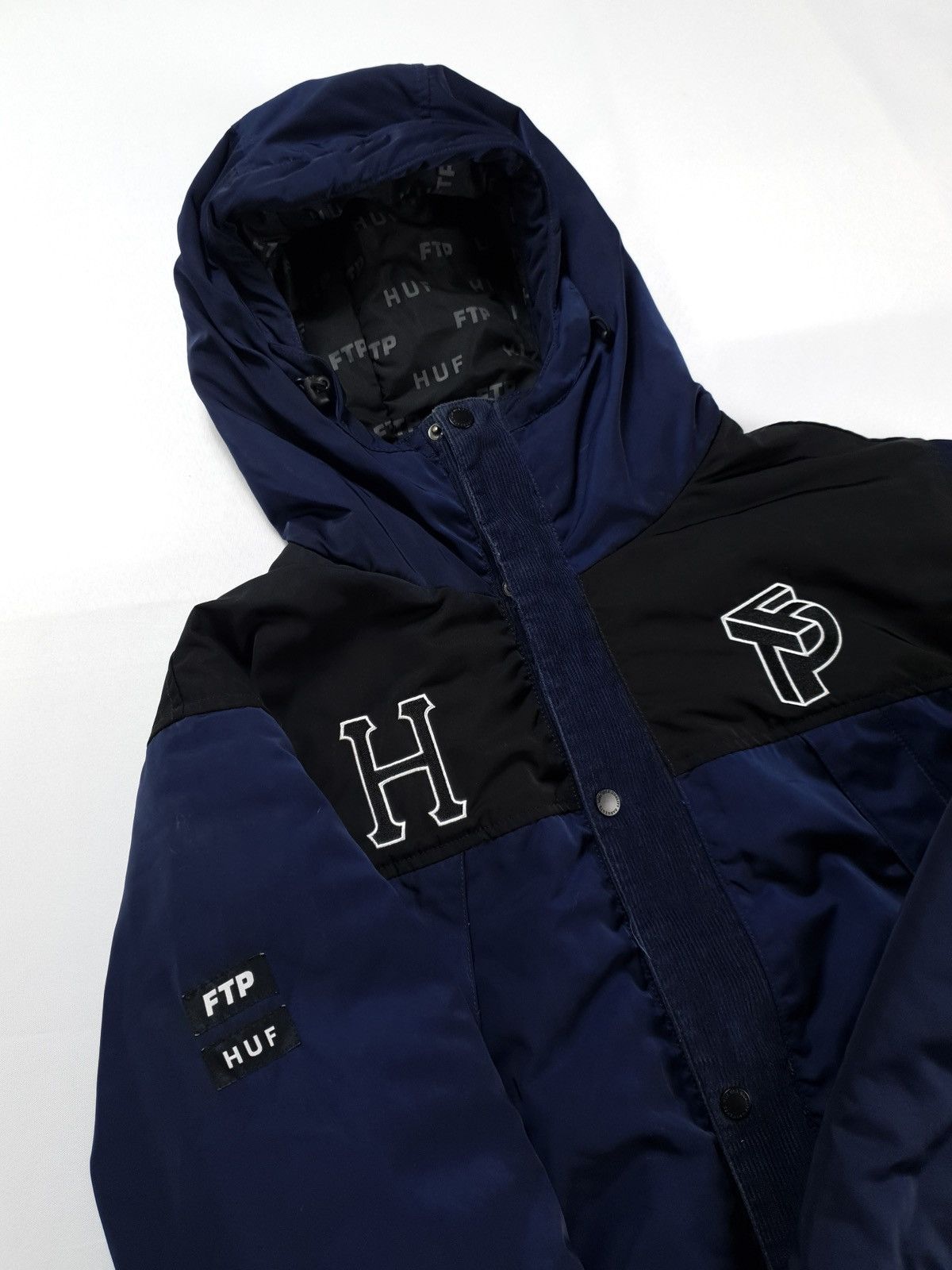 Fuck The Population × Huf FTP x HUF Corduroy Lined Jacket (2016) Size US L / EU 52-54 / 3 - 6 Thumbnail