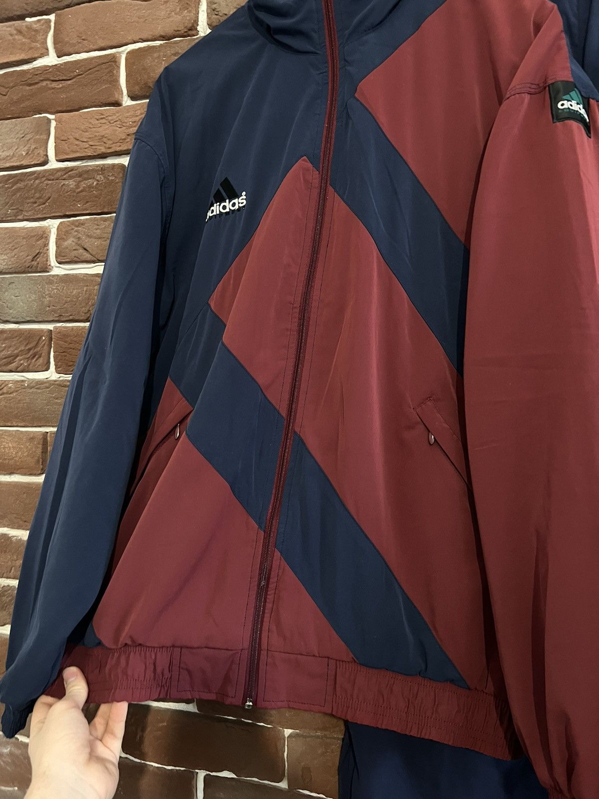 Adidas Rare 90s Vintage Adidas Equipment Logo Tracksuit Set Jacket Size US M / EU 48-50 / 2 - 8 Thumbnail
