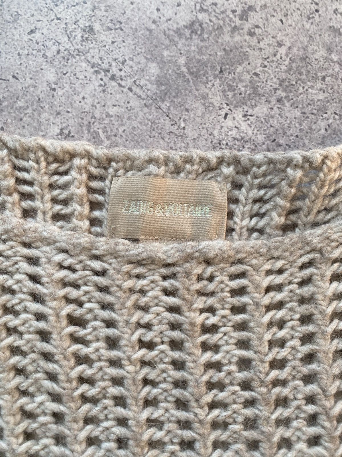 Zadig & Voltaire Zadig & Voltaire Women's Long Sleeve Open Knit Sweater S Size S / US 4 / IT 40 - 3 Thumbnail