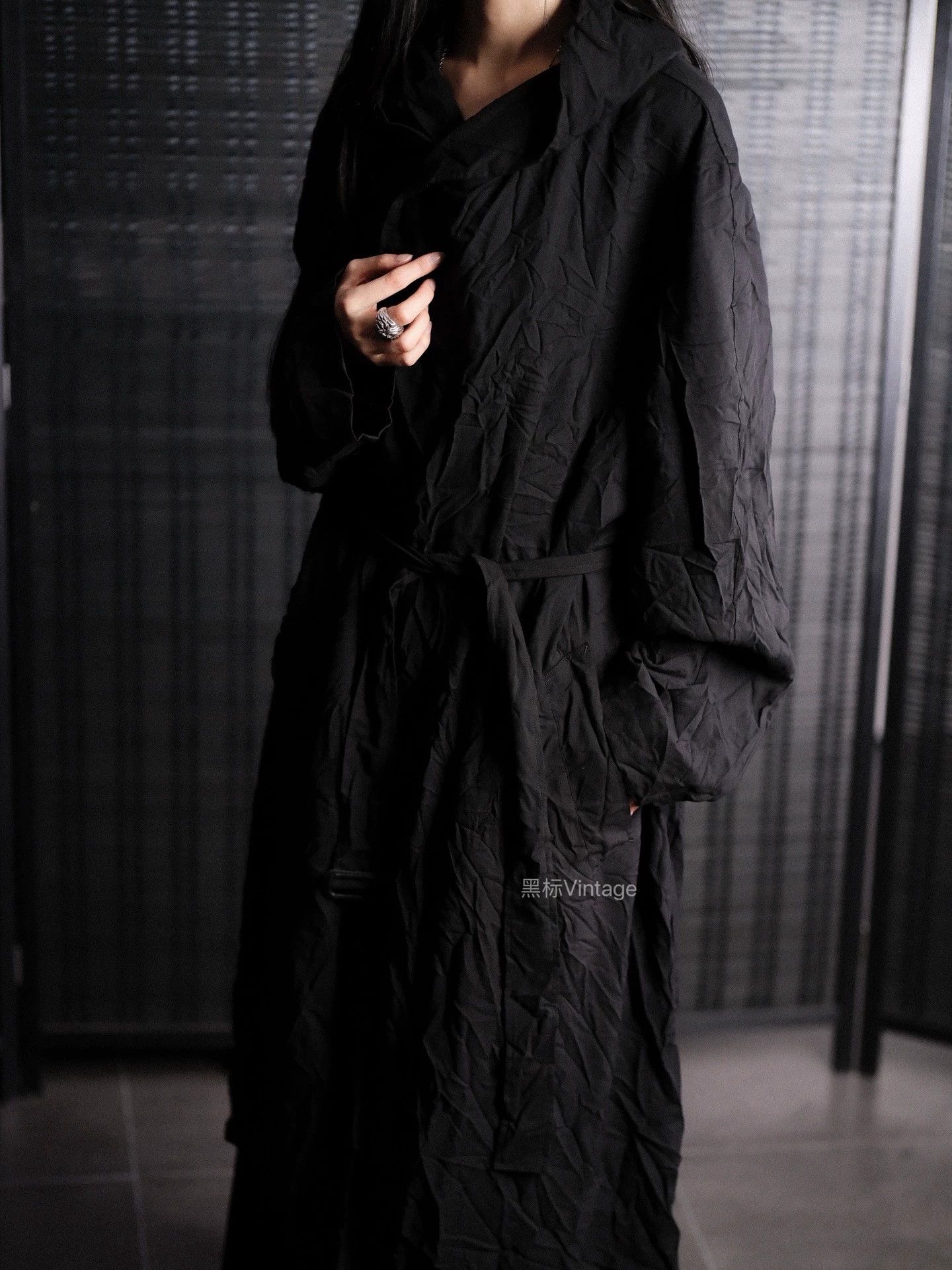 Yohji Yamamoto Yohji Yamamoto 18ss Archive Pleated Boxing Coat Size US M / EU 48-50 / 2 - 5 Thumbnail