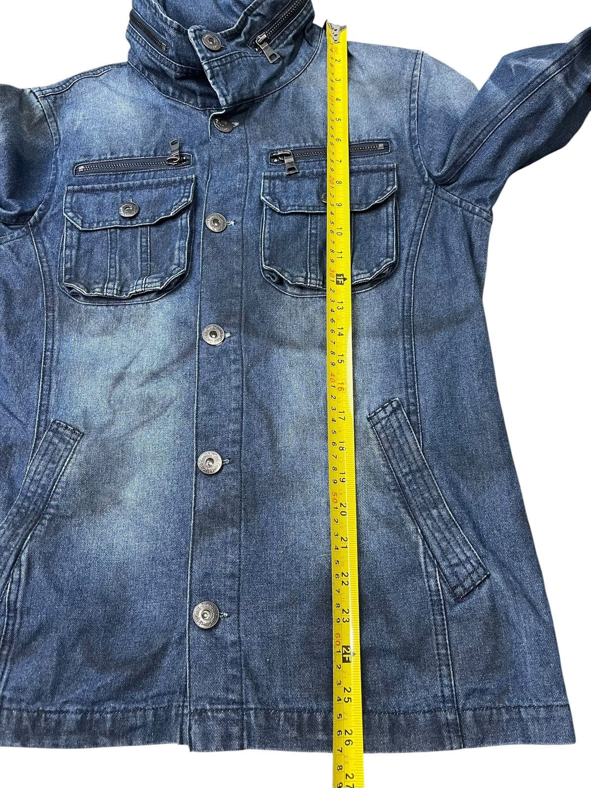 Japanese Brand Vintage Growth By Grail Denim Jacket Civarize Size US M / EU 48-50 / 2 - 7 Thumbnail