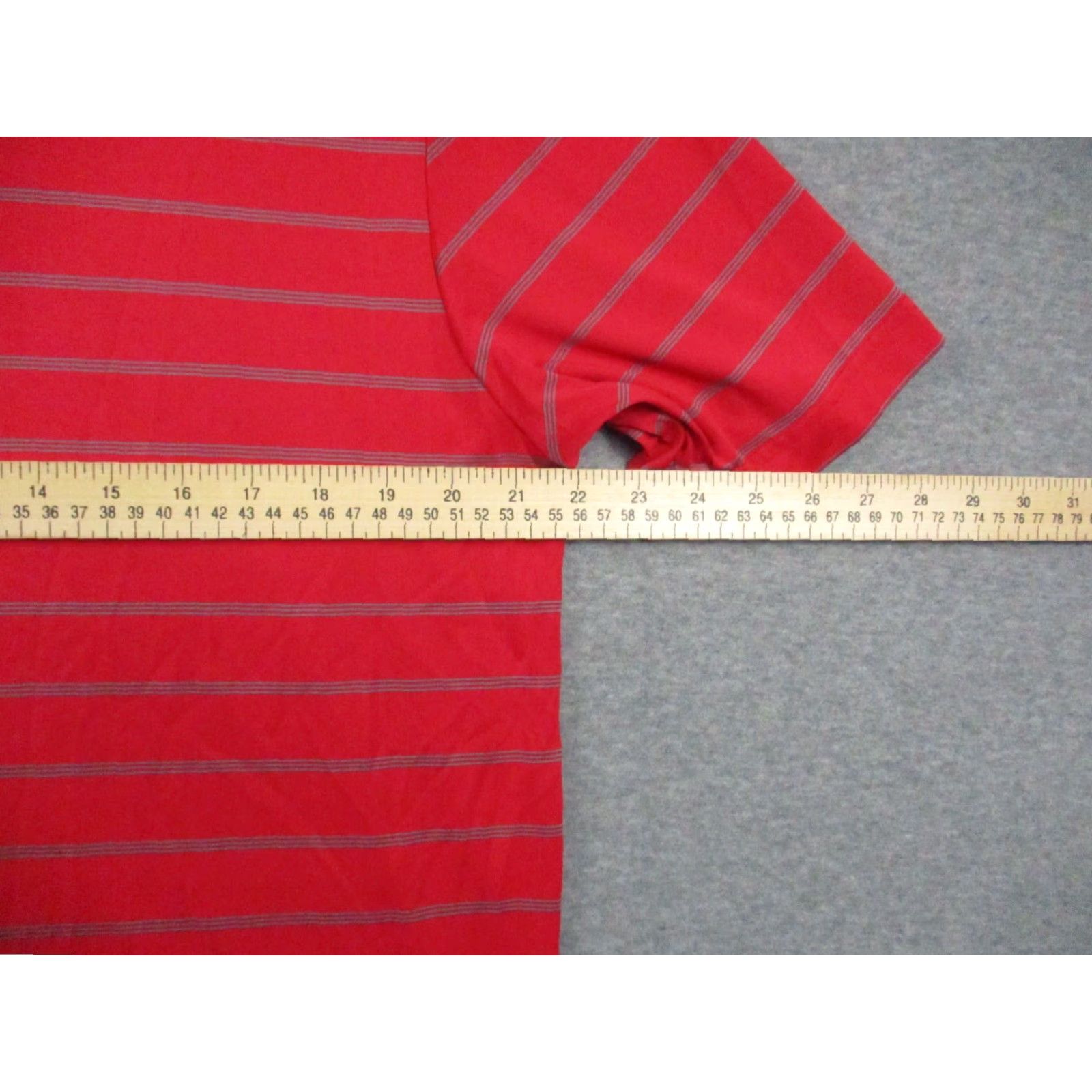 Adidas Adidas Polo Shirt Mens Medium Puremotion Cool Max Red Gray Stripe Polo Shirt Size US M / EU 48-50 / 2 - 7 Thumbnail