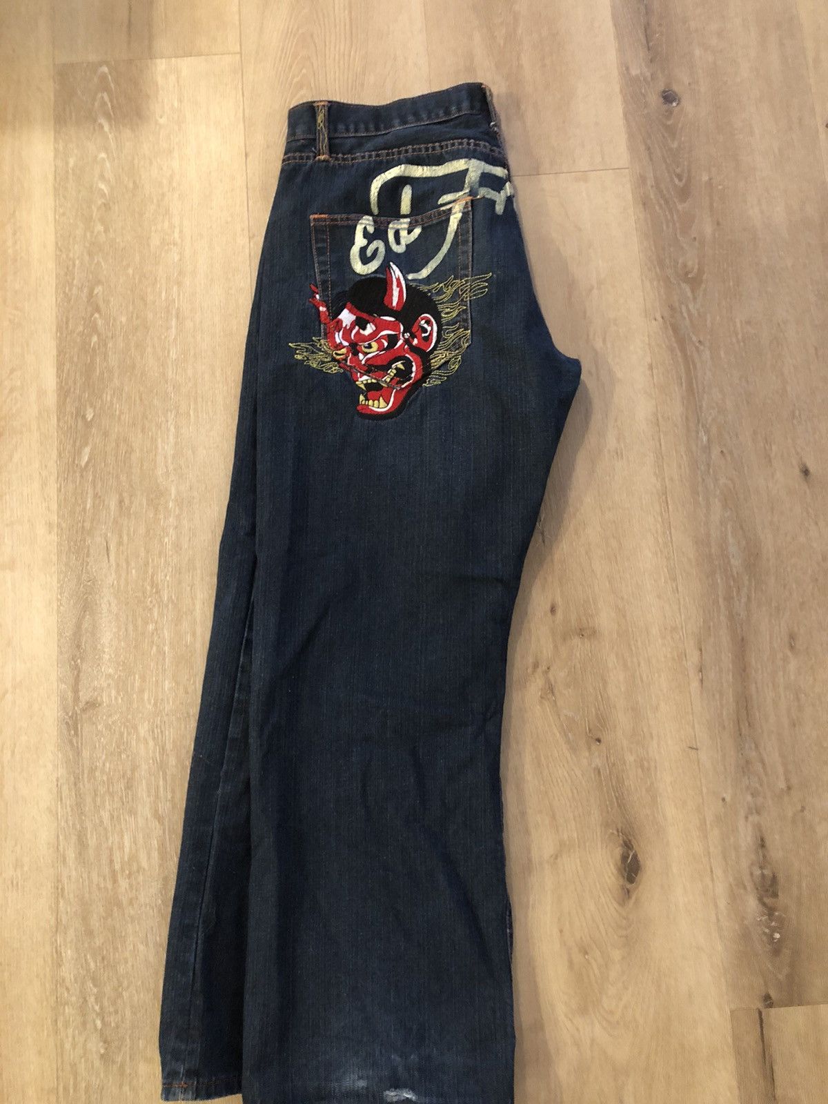 Ed Hardy × Streetwear Ed Hardy PANTS | Grailed