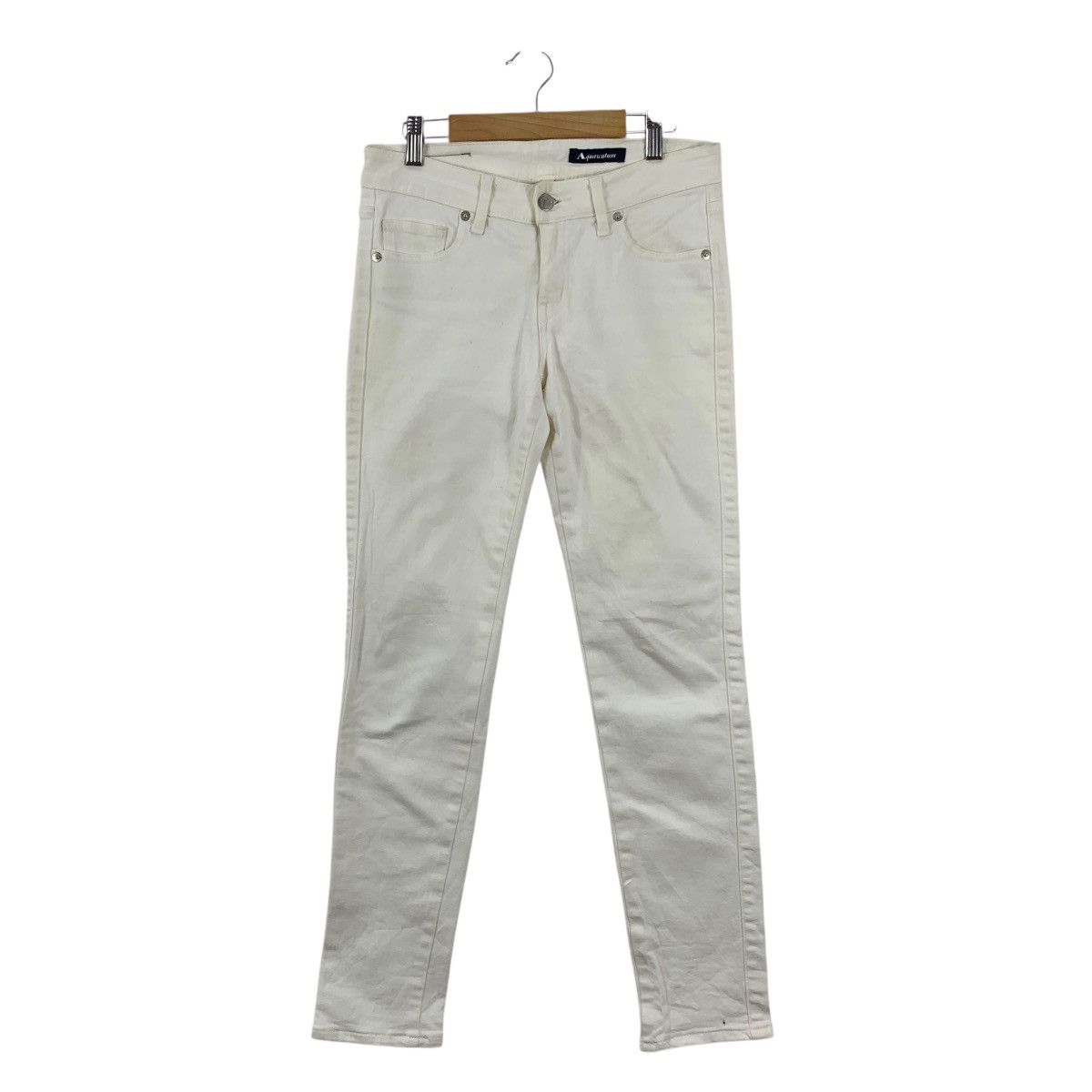 Aquascutum AQUASCUTUM Japanese Brand Slim Fit Denim Jeans Pants Size 28" / US 6 / IT 42 - 1 Thumbnail
