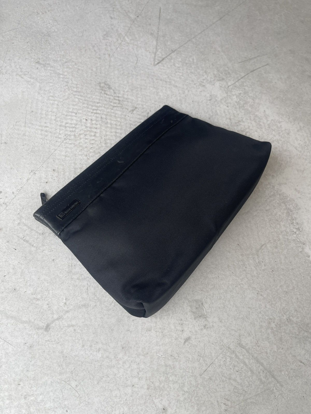 Issey Miyake Issey Miyake Leather Panel Zip Pouch Size ONE SIZE - 2 Thumbnail