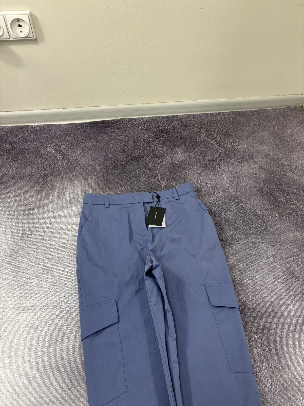 Cop Copine Cop Copine Mercurius NWT Women’s Blue Cargo Pants Size 27" / US 4 / IT 40 - 4 Thumbnail