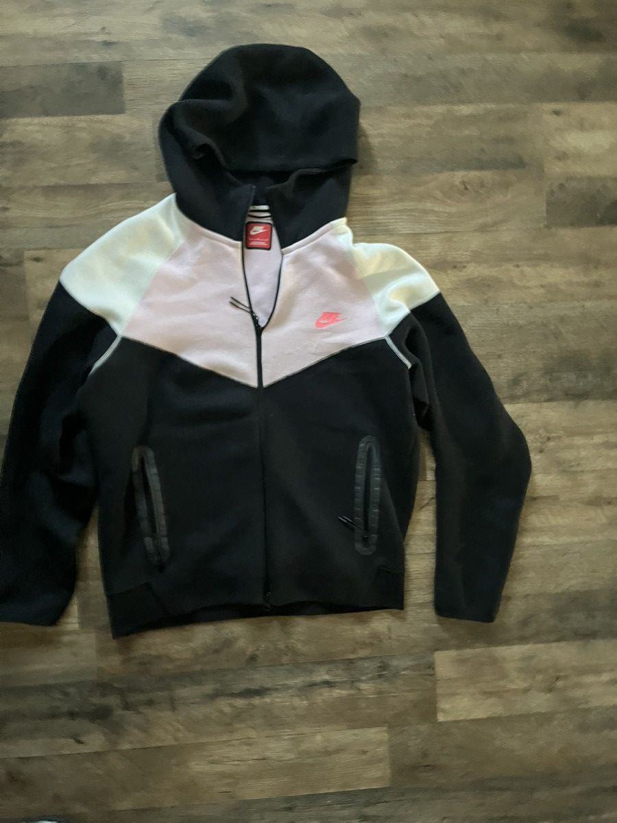 Nike Nike Tech Fleece Full-Zip Hoodie – Black/Pink/White Size US L / EU 52-54 / 3 - 1 Thumbnail