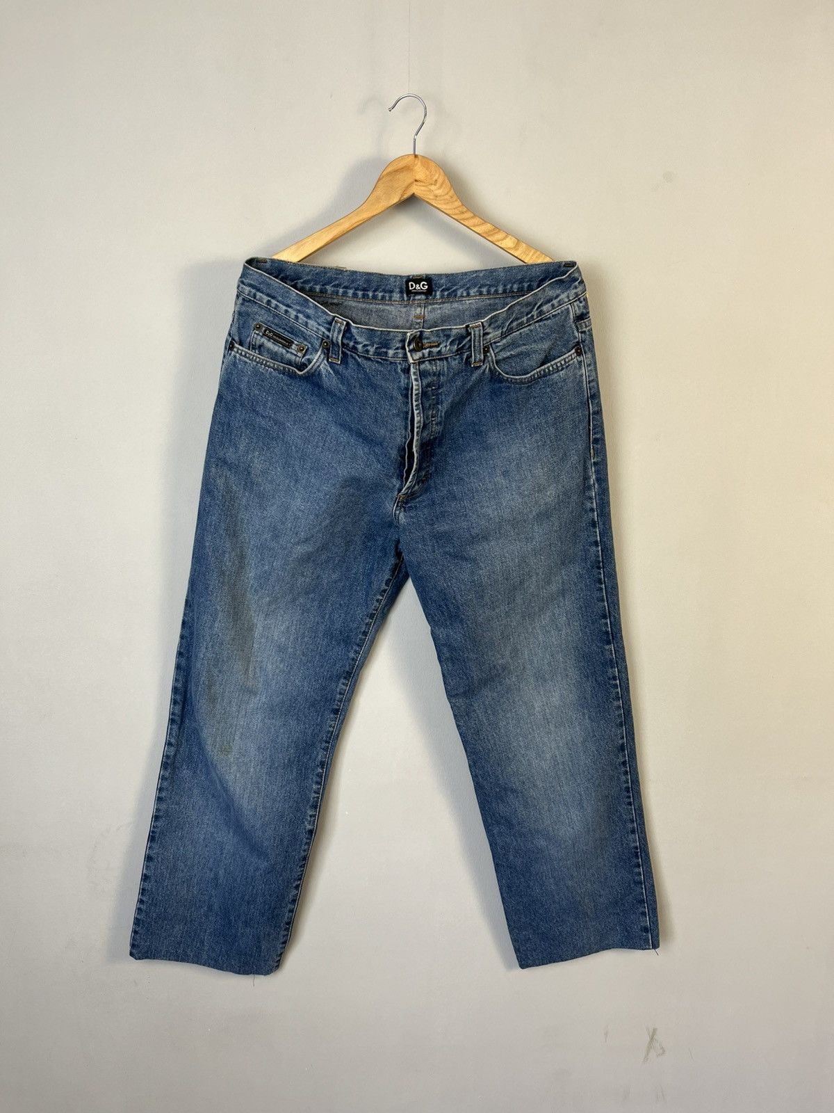 Dolce & Gabbana × Vintage Dolce & Gabbana D&G Vintage Y2K Denim Jeans Made in Italy Size US 38 / EU 54 - 2 Thumbnail
