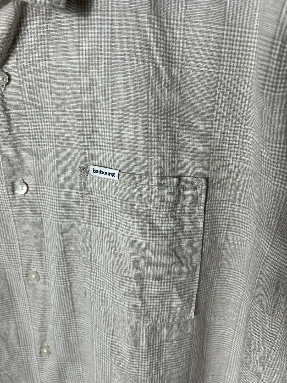 Barbour Vintage streetwear Barbour Summer Dept Button Up Shirt Size US L / EU 52-54 / 3 - 3 Thumbnail