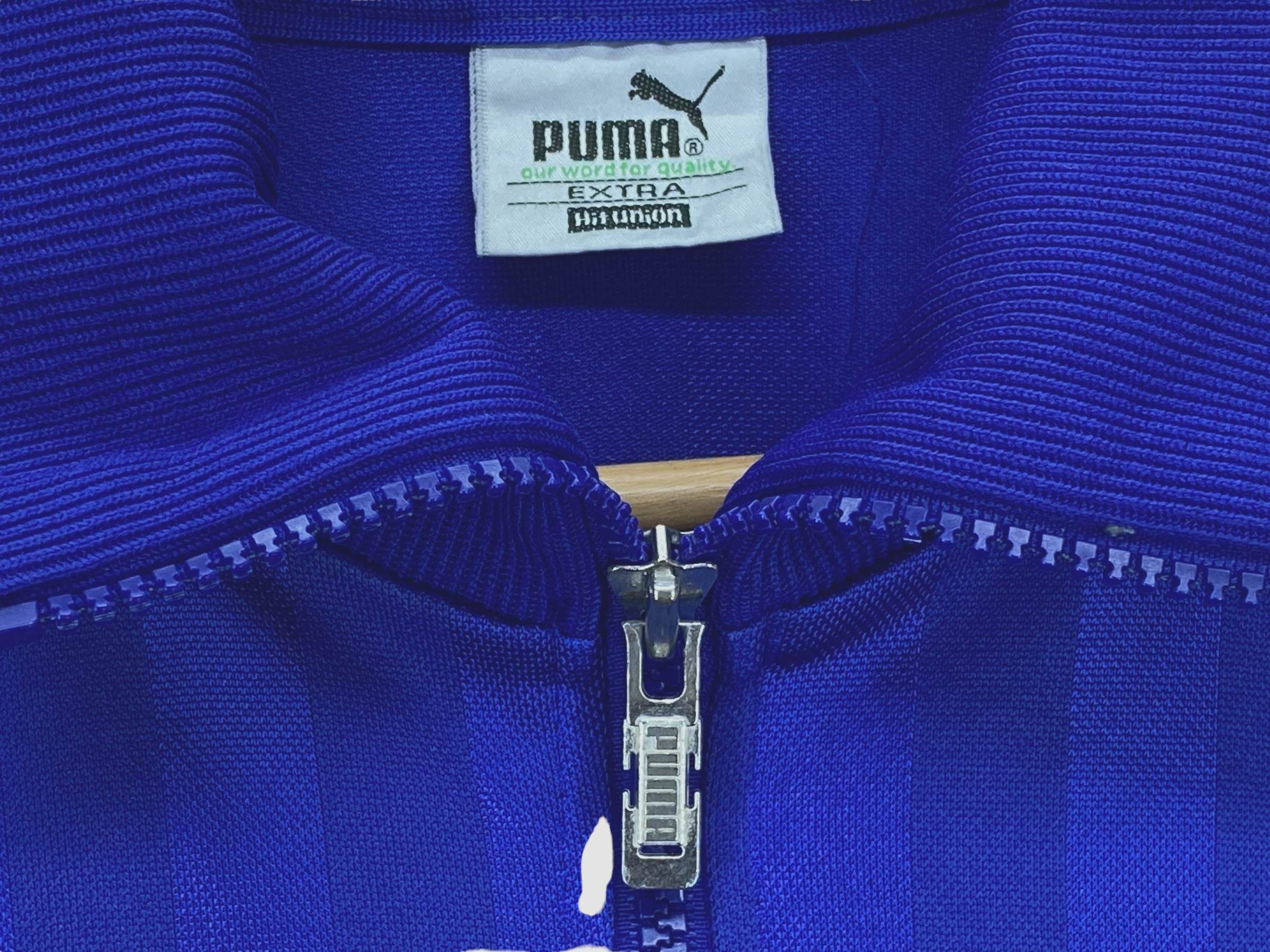 Puma × Vintage Vintage Puma 90s Blue Track Jacket – Retro Sportswear Zip-Up Size US XXS / EU 40 - 8 Thumbnail