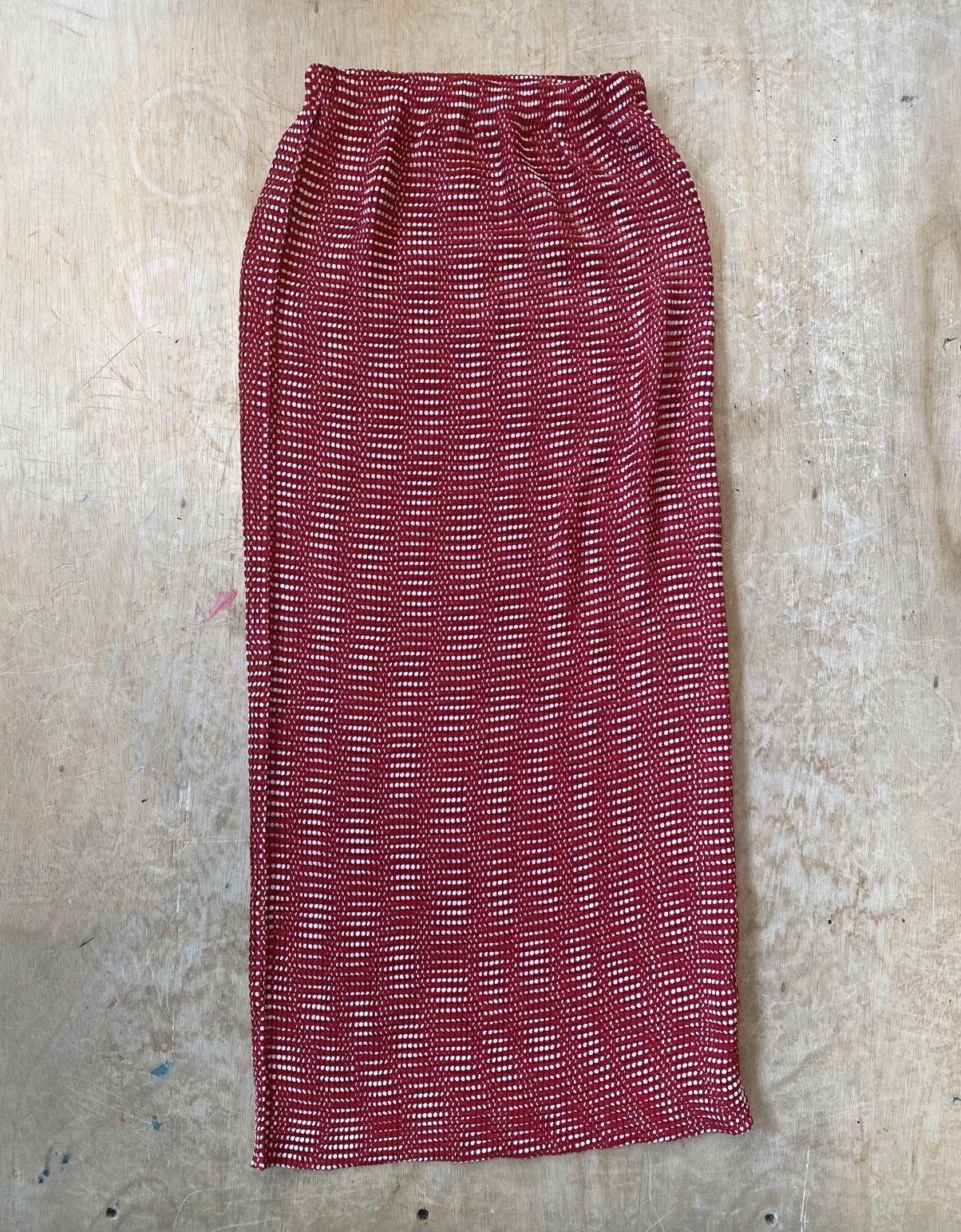 Issey Miyake × Vintage Issey Miyake 1990s Pleated Polyester Top & Skirt Set Size M / US 6-8 / IT 42-44 - 7 Thumbnail