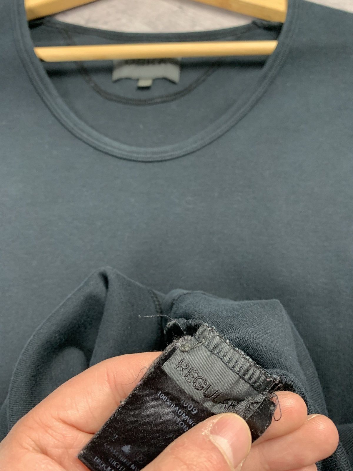 OSKA Designer Oska Black Regular Long Sleeve T-Shirt Size 3 Y2K Size S / US 4 / IT 40 - 6 Thumbnail