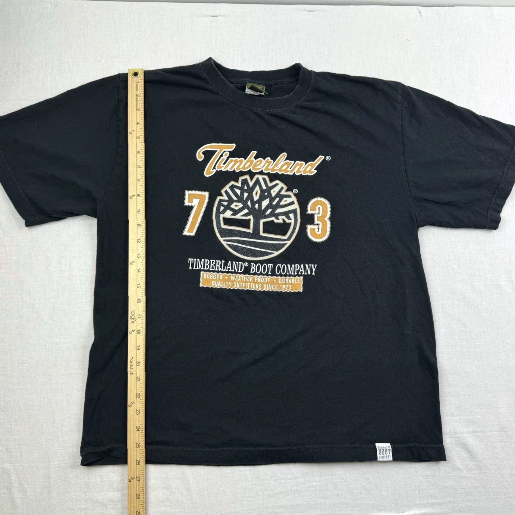 Timberland Vintage Timberland Shirt Adult Large Black Grunge Y2K Boots Urban Street Outdoor Size US L / EU 52-54 / 3 - 6 Thumbnail