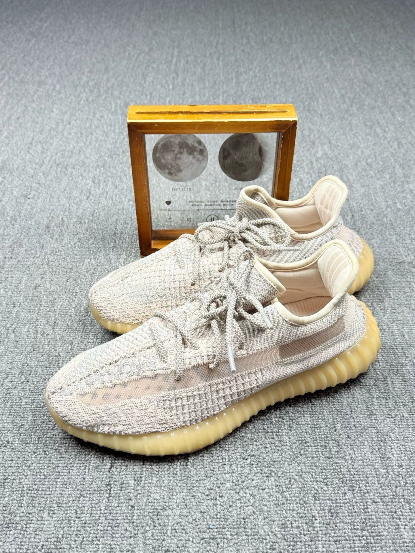 Adidas Adidas YEEZY350 White Lowtop Sneakers 13 Men Size US 13 / EU 46 - 1 Thumbnail