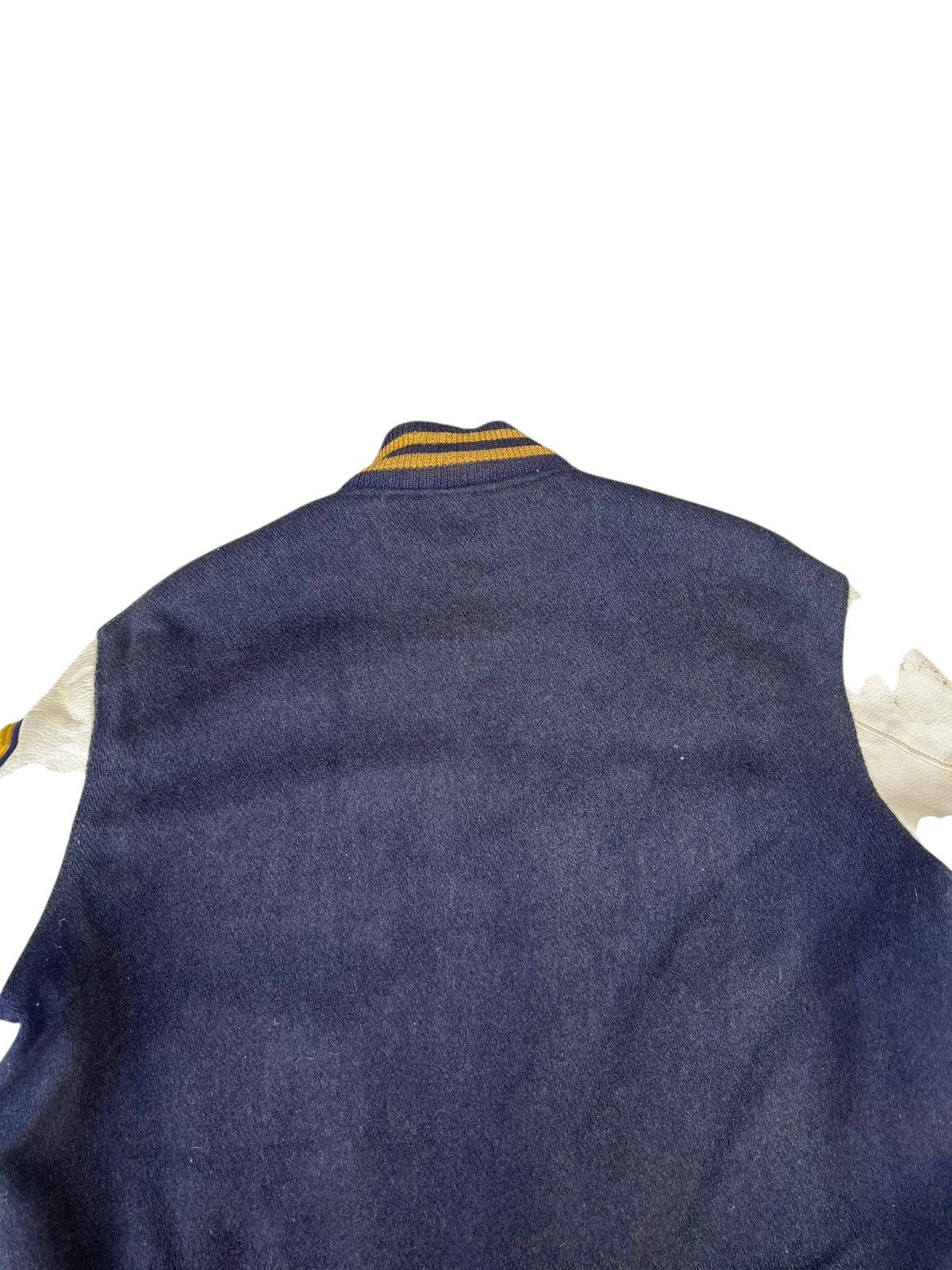 Golden Bear 70s Golden Bear Distressed Bomber Varsity Jacket Size US L / EU 52-54 / 3 - 16 Thumbnail