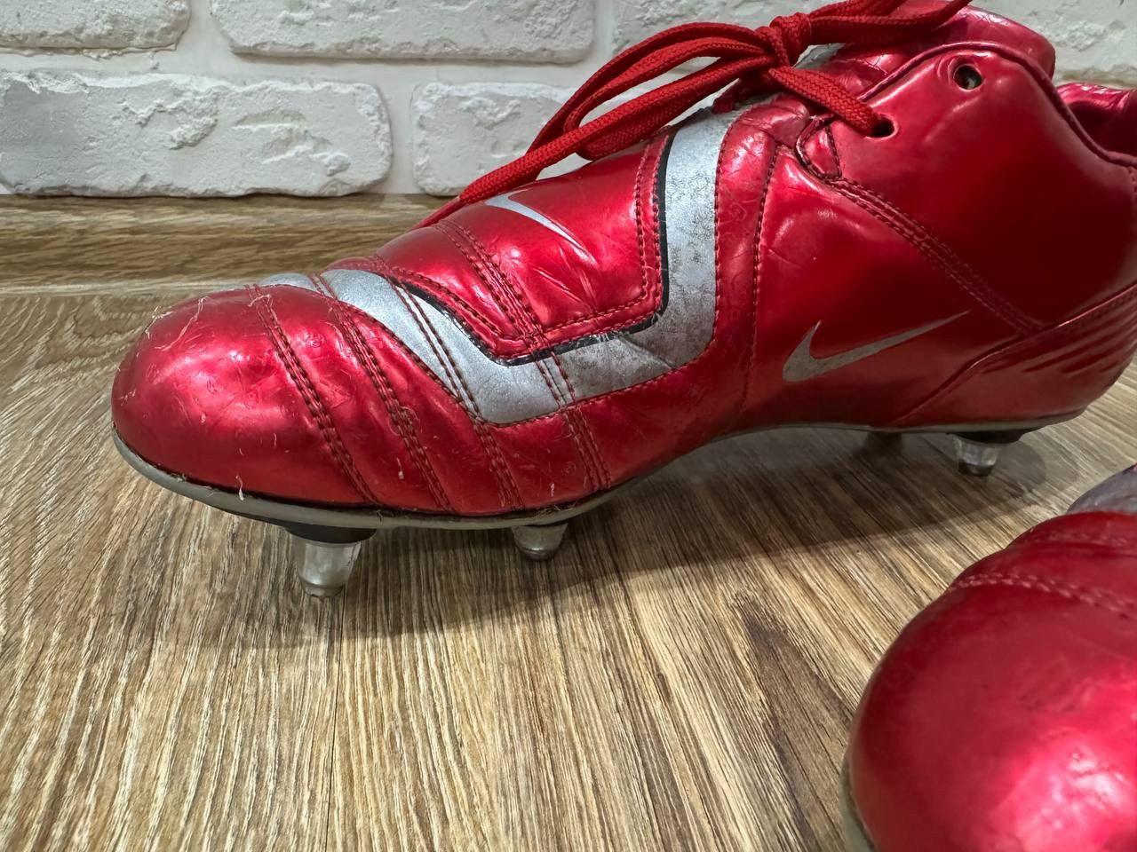 Vintage Nike Total 90 Supremacy FG Red Football Boots Size US 11 / EU 44 - 8 Thumbnail
