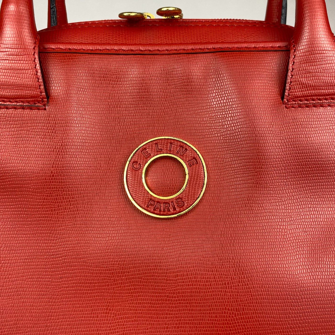 Celine Celine Red Leather 2-way Handbag Size ONE SIZE - 19 Thumbnail