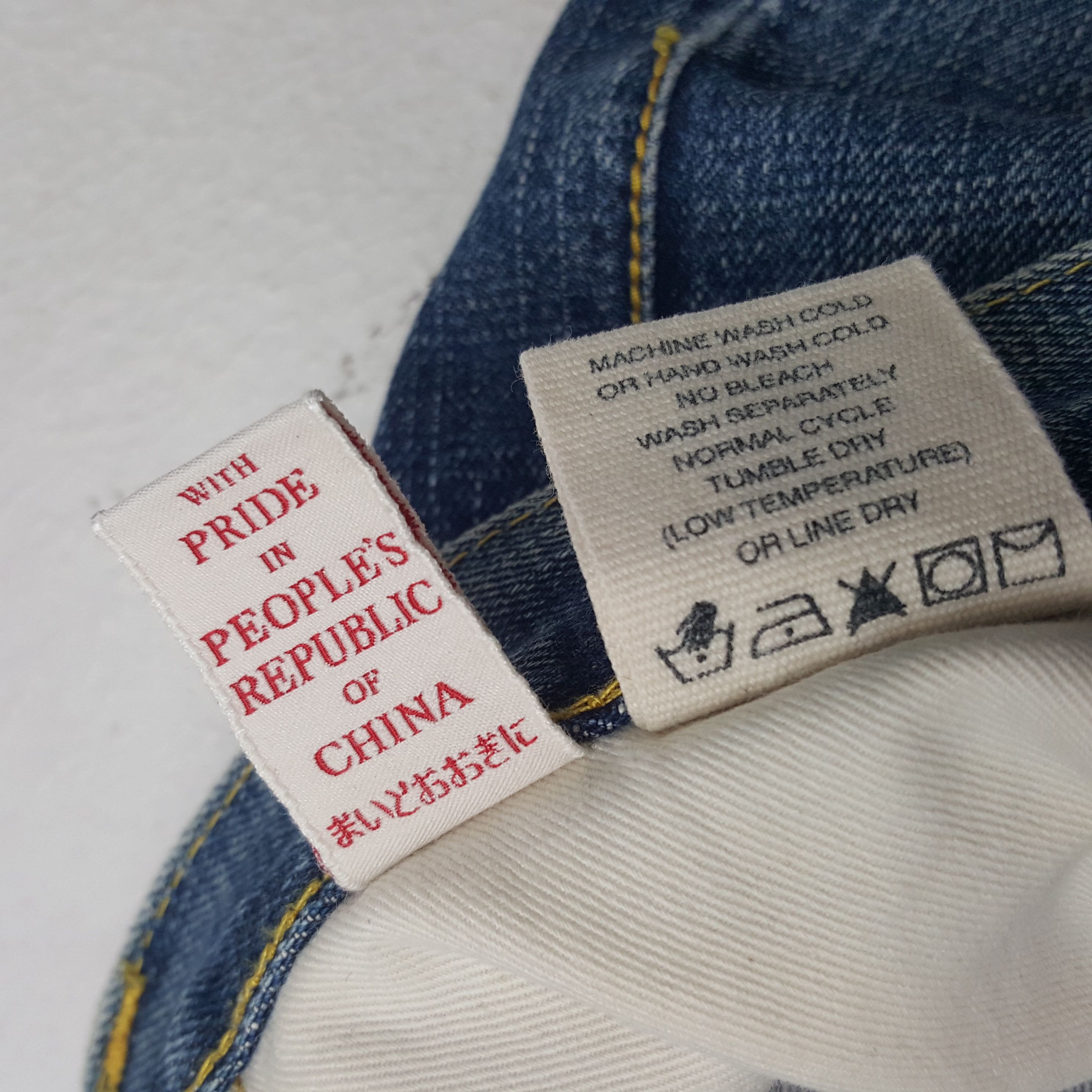 Evisu × Japanese Brand × Vintage Vintage Evisu Paris Japanese Brand Daicock Custom Denim Jean Size US 28 / EU 44 - 9 Thumbnail