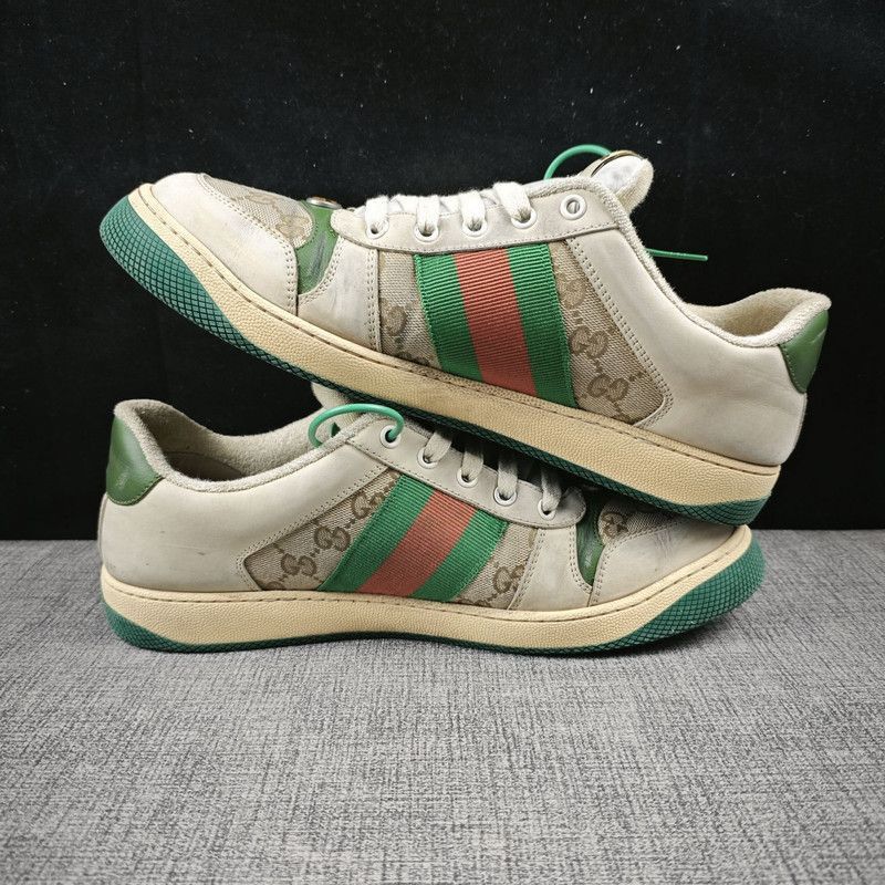 Gucci Gucci Screener Low Top Sneakers in Green - Size US 9.5 / EU 42-43 - 7 Thumbnail
