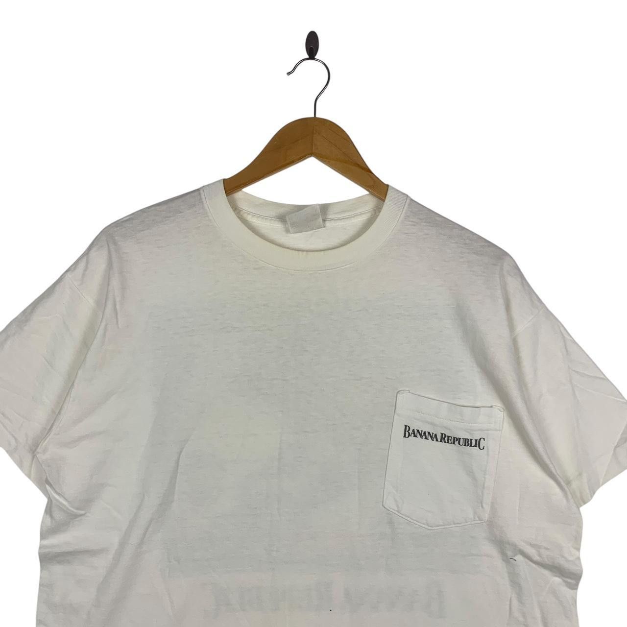 Vintage Vintage 90’ BANANA REPUBLIC ATLAS Classic Screen Tee Shirt Size US L / EU 52-54 / 3 - 3 Thumbnail
