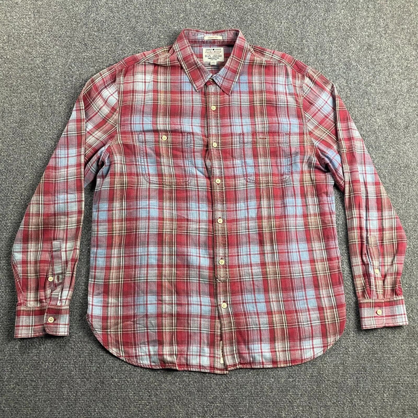 Lucky Brand Lucky Brand Shirt Men's XL Plaid Classic Fit Button Up Size US XL / EU 56 / 4 - 1 Thumbnail