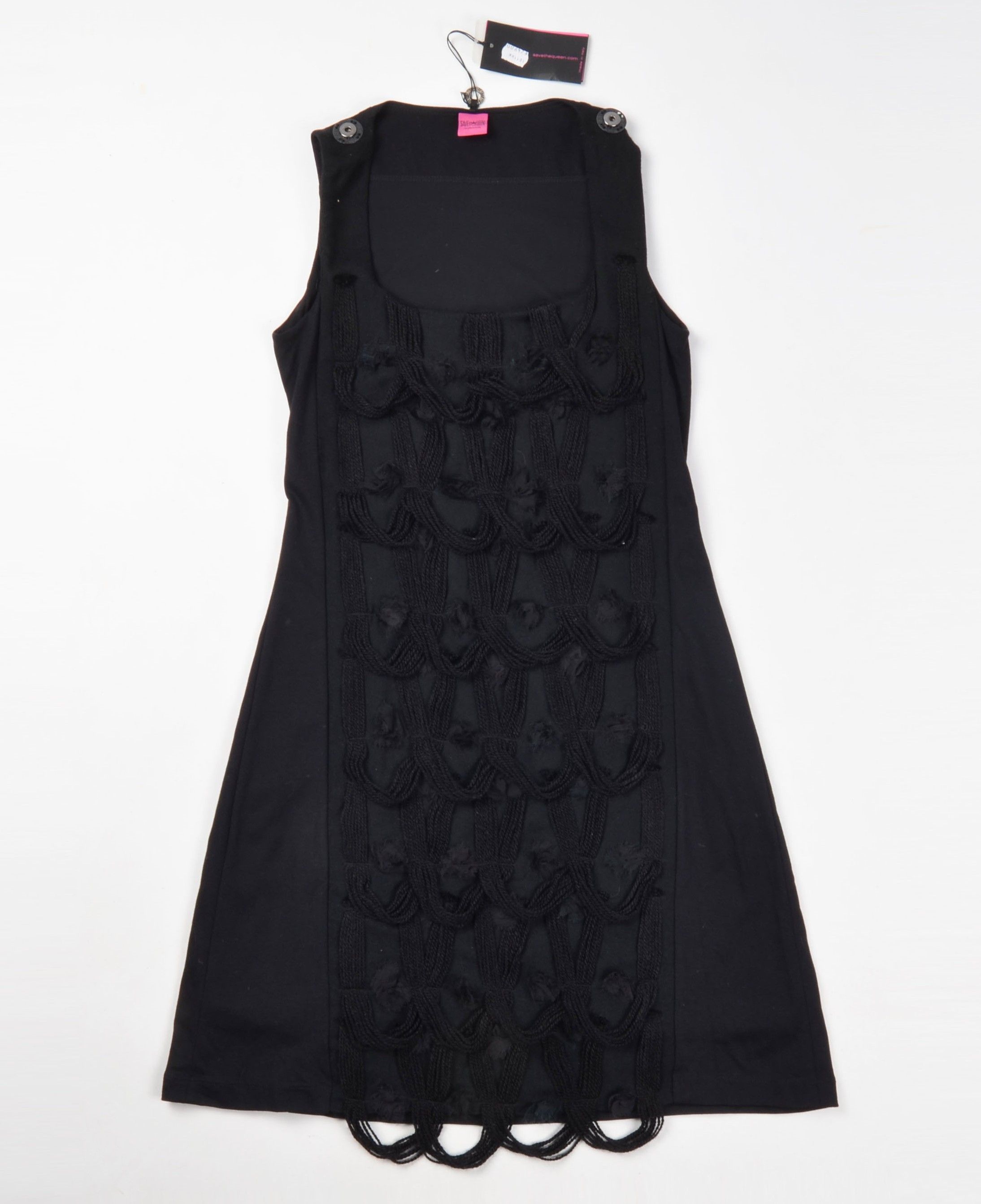 Vintage Vintage Save the Queen Y2K Grunge Decorated Dress Size L / US 10 / IT 46 - 4 Thumbnail