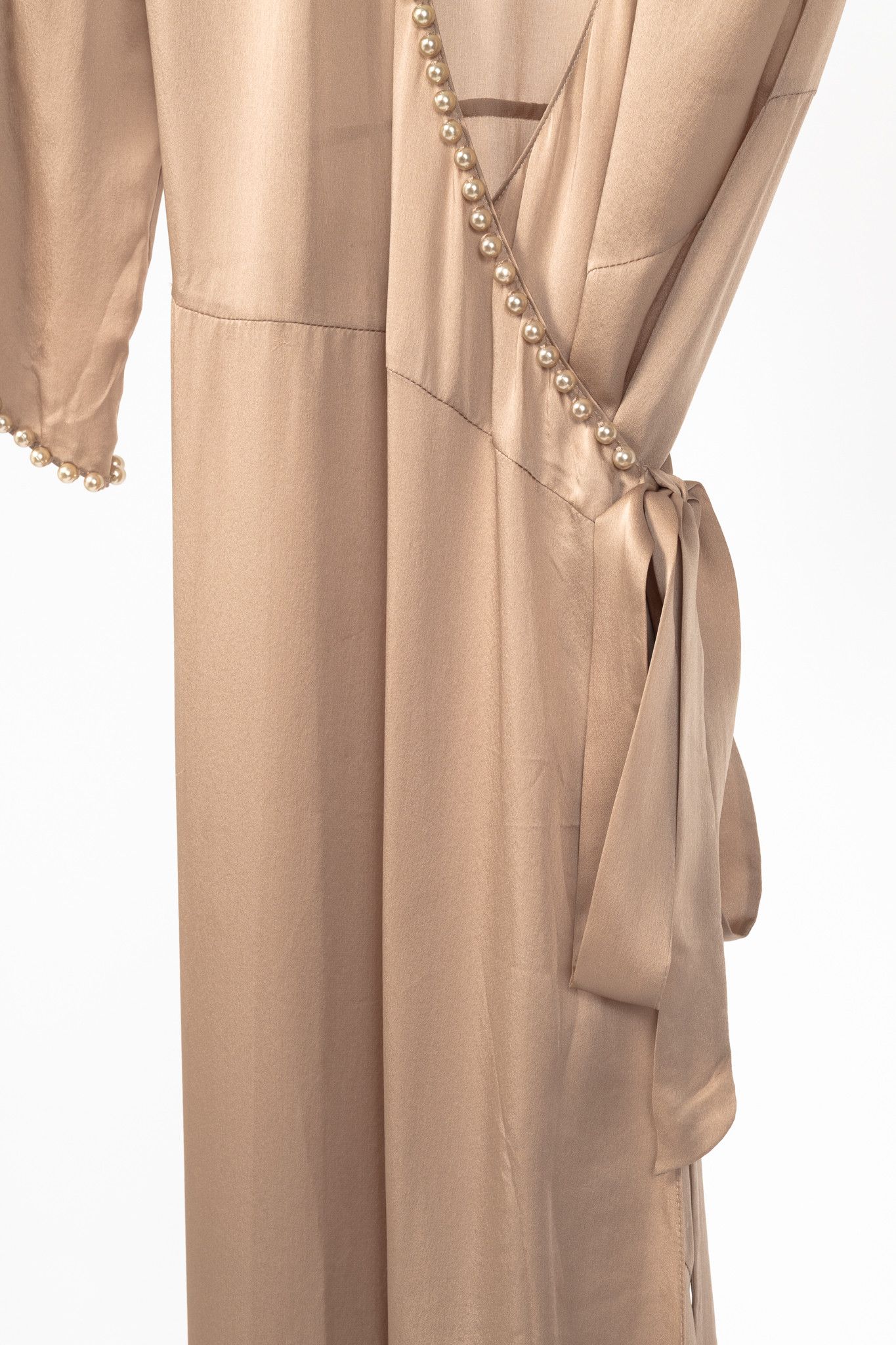 Agent Provocateur Agent Provocateur Francis Faux Pearl Silk Satin Gown Size S / US 4 / IT 40 - 7 Thumbnail