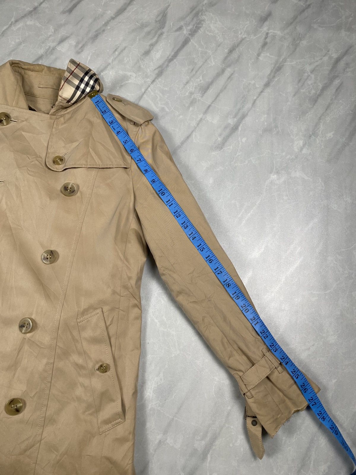 Burberry Vintage Burberry London Nova Check Light Trench Coat Size US M / EU 48-50 / 2 - 6 Thumbnail