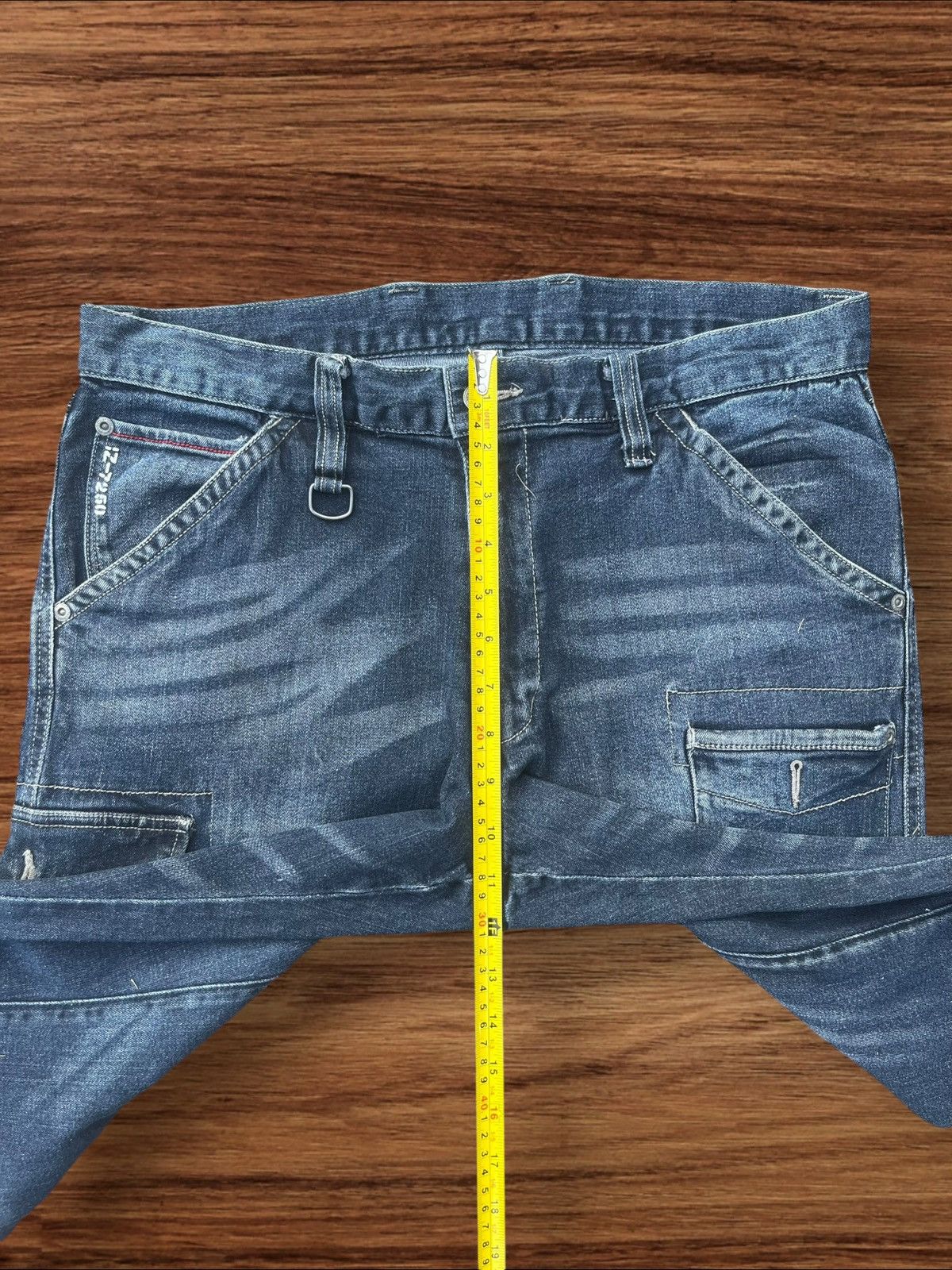 Japanese Brand Vintage Japanese Brand Multi Pocket Tactical Style Jeans Size US 33 - 14 Thumbnail