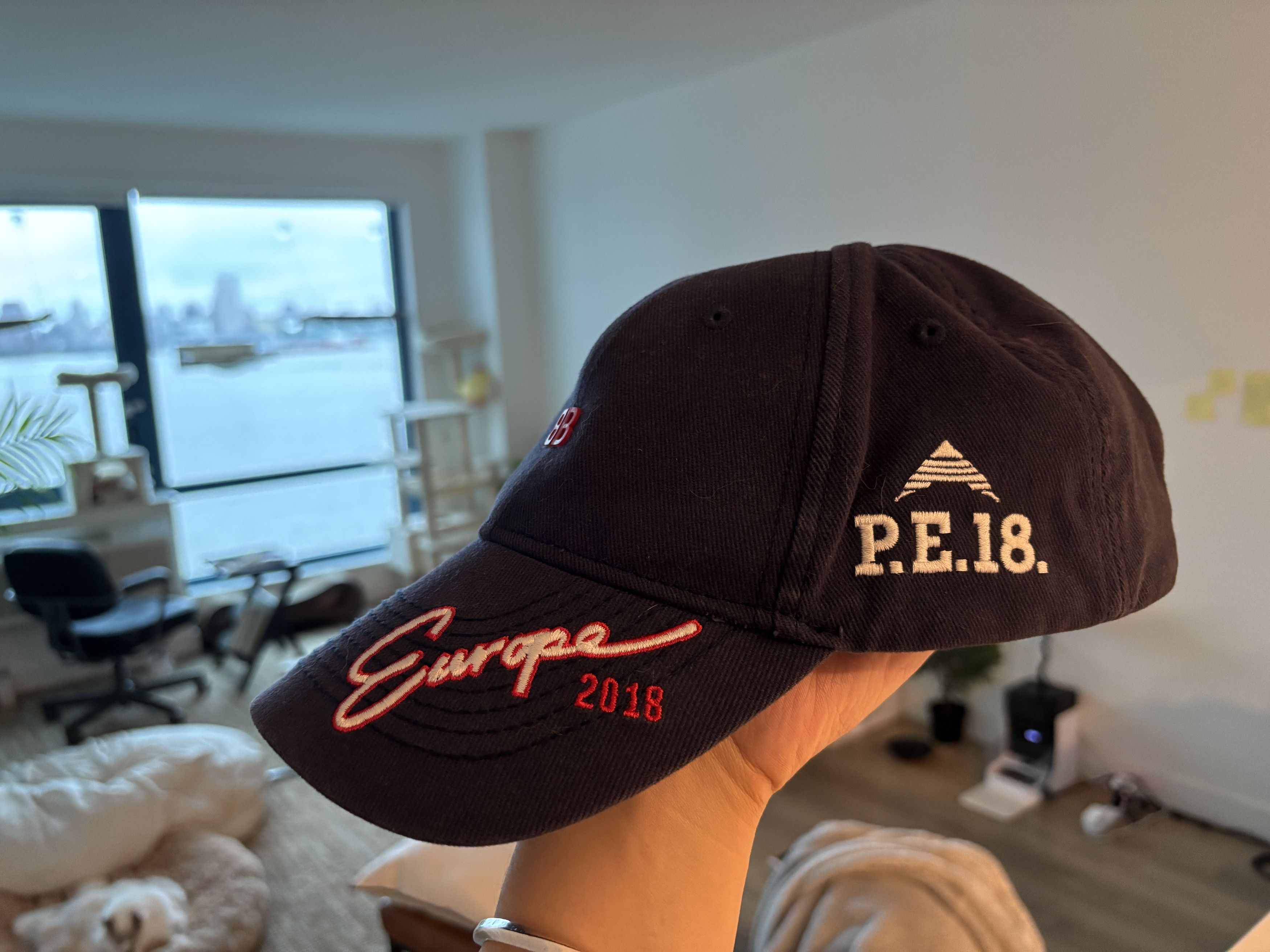 Balenciaga Navy Balenciaga Baseball Hat Size ONE SIZE - 1 Thumbnail