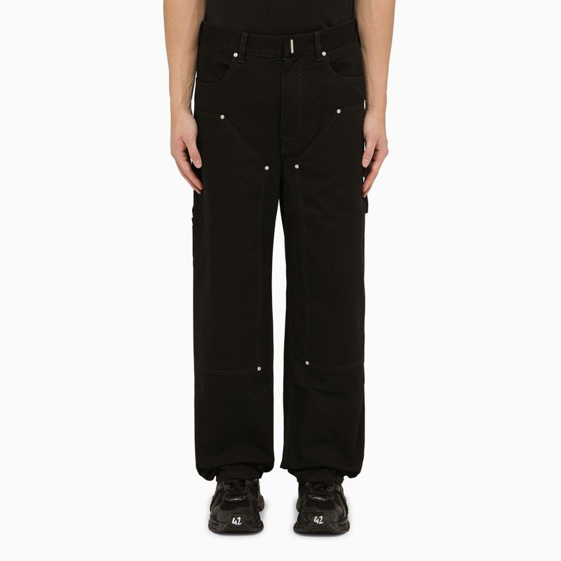 image of Givenchy Black Cotton Carpenter Jeans, Men's (Size 34)