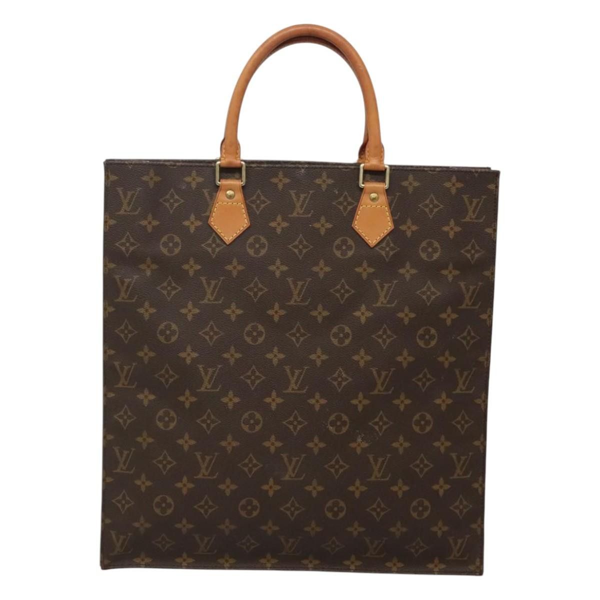 Louis Vuitton LOUIS VUITTON Monogram Sac Plat Hand Bag M51140 Size ONE SIZE - 13 Thumbnail