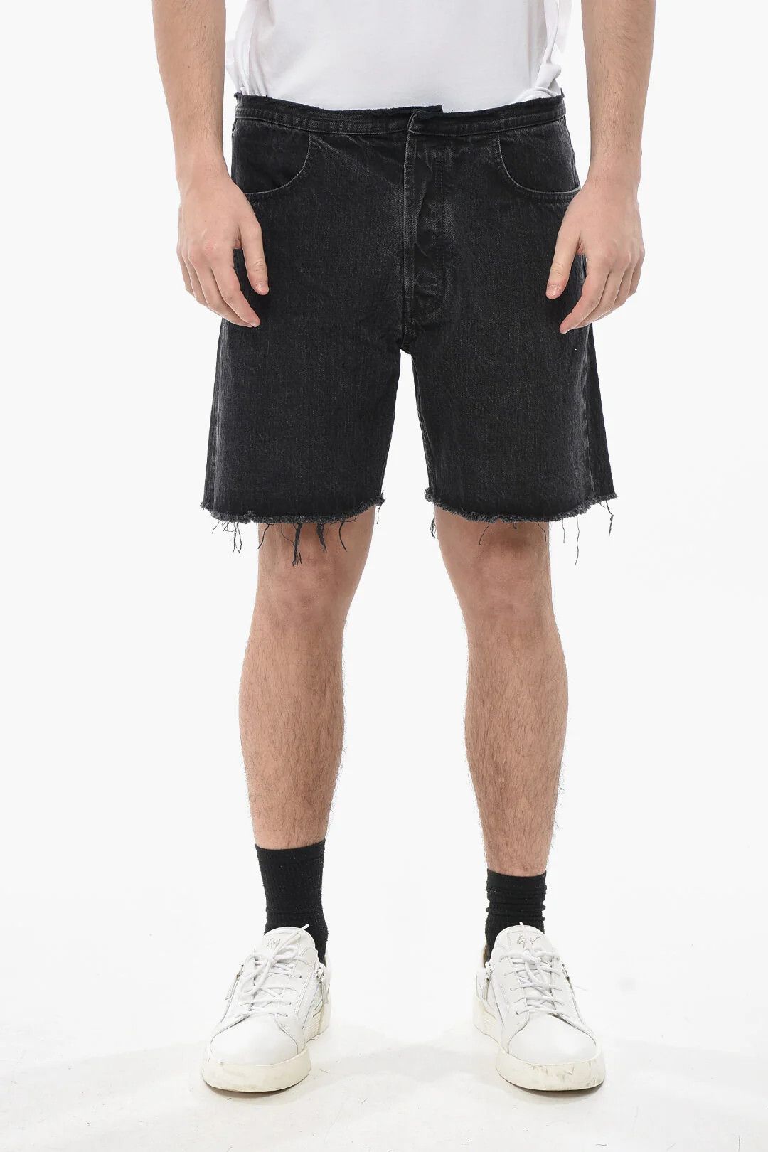 Givenchy og1mm0326 Denim Short in Black Size US 34 / EU 50 - 1 Thumbnail