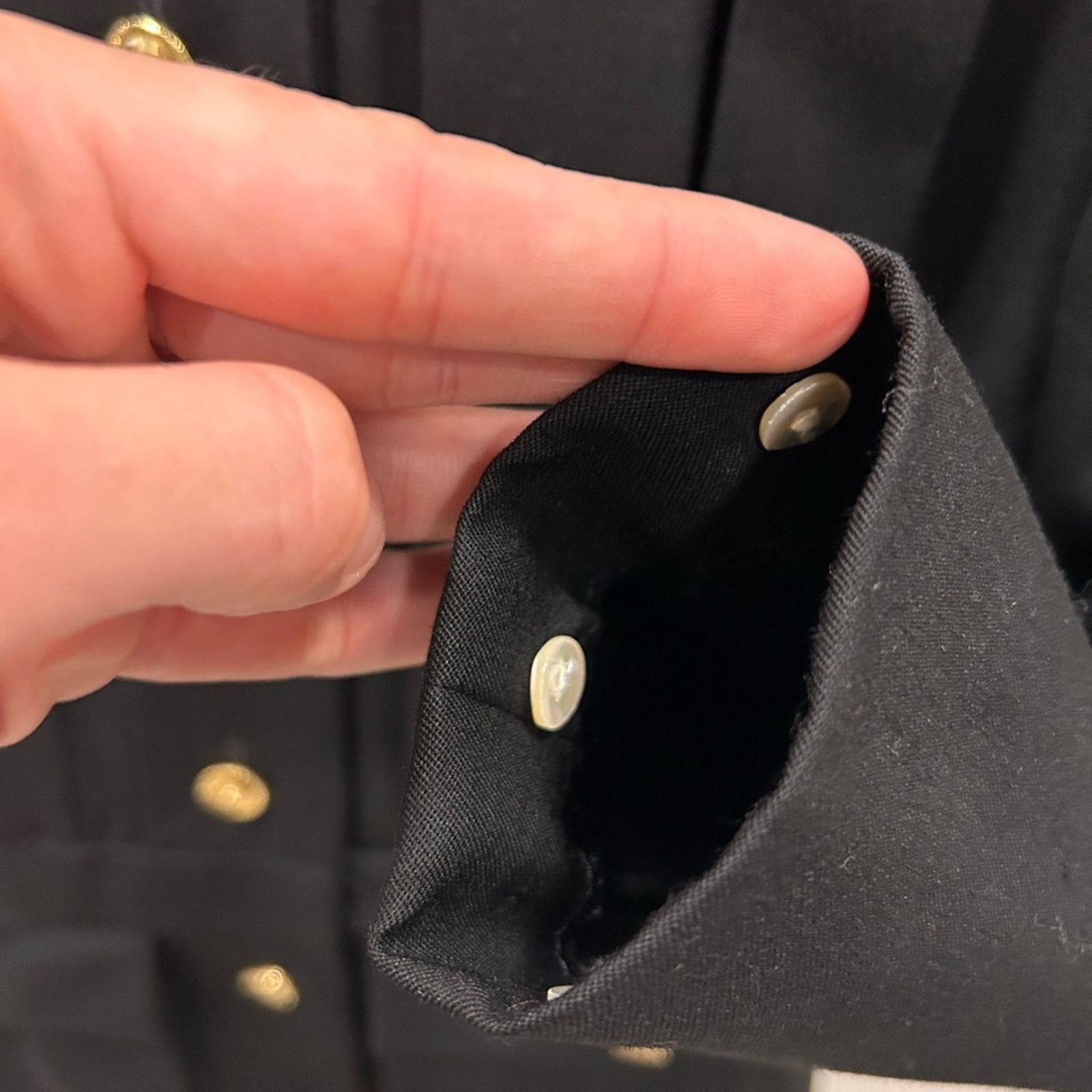 Chanel Chanel Peplum Dress 1983 Boutique Box Pleats Gold Buttons 38 Size XS / US 0-2 / IT 36-38 - 5 Thumbnail