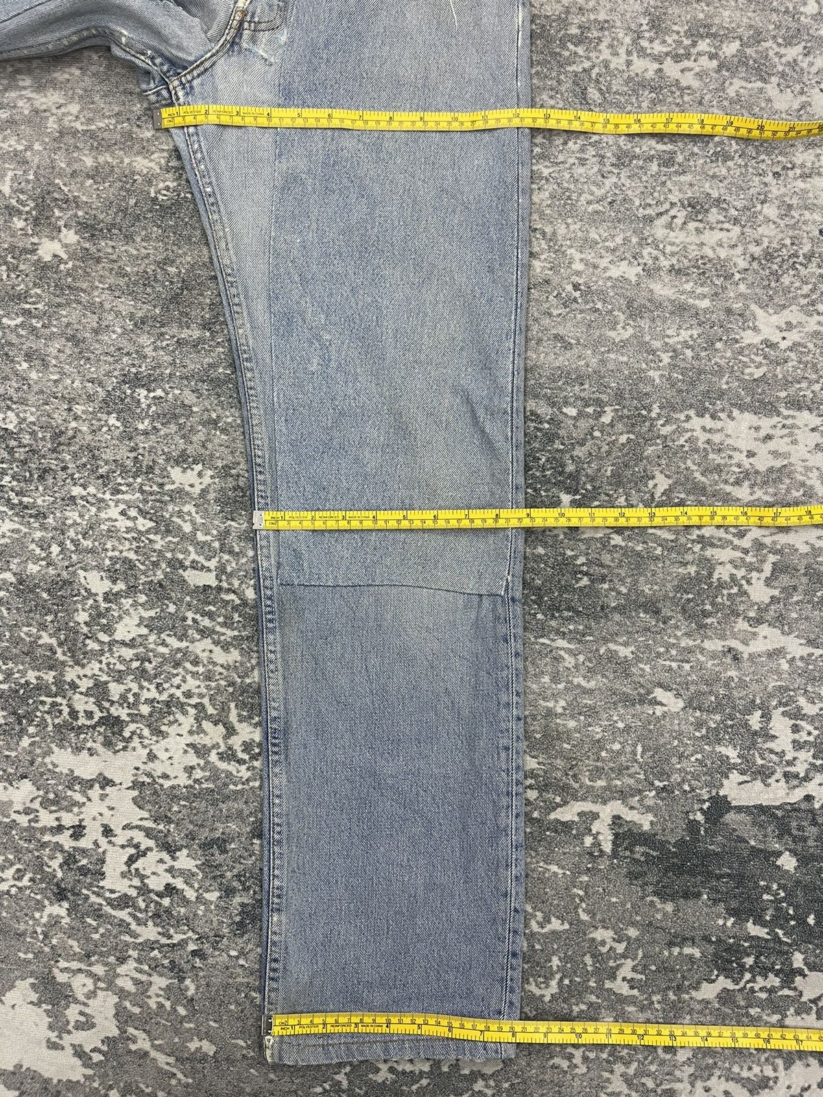 Levi's Vintage 80s Levis 501 Distressed Denim Size US 33 - 14 Thumbnail